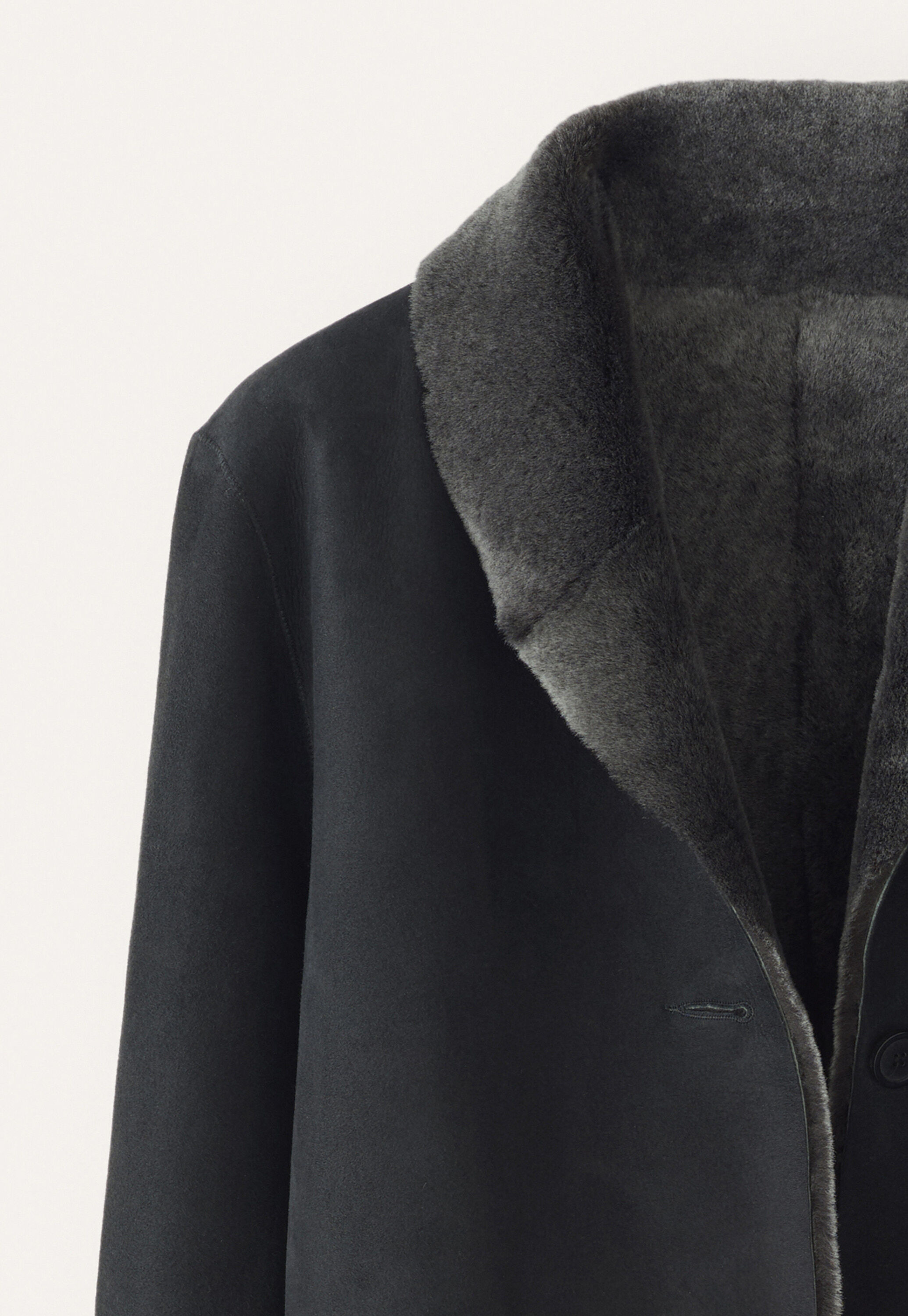 Sheepskin coat