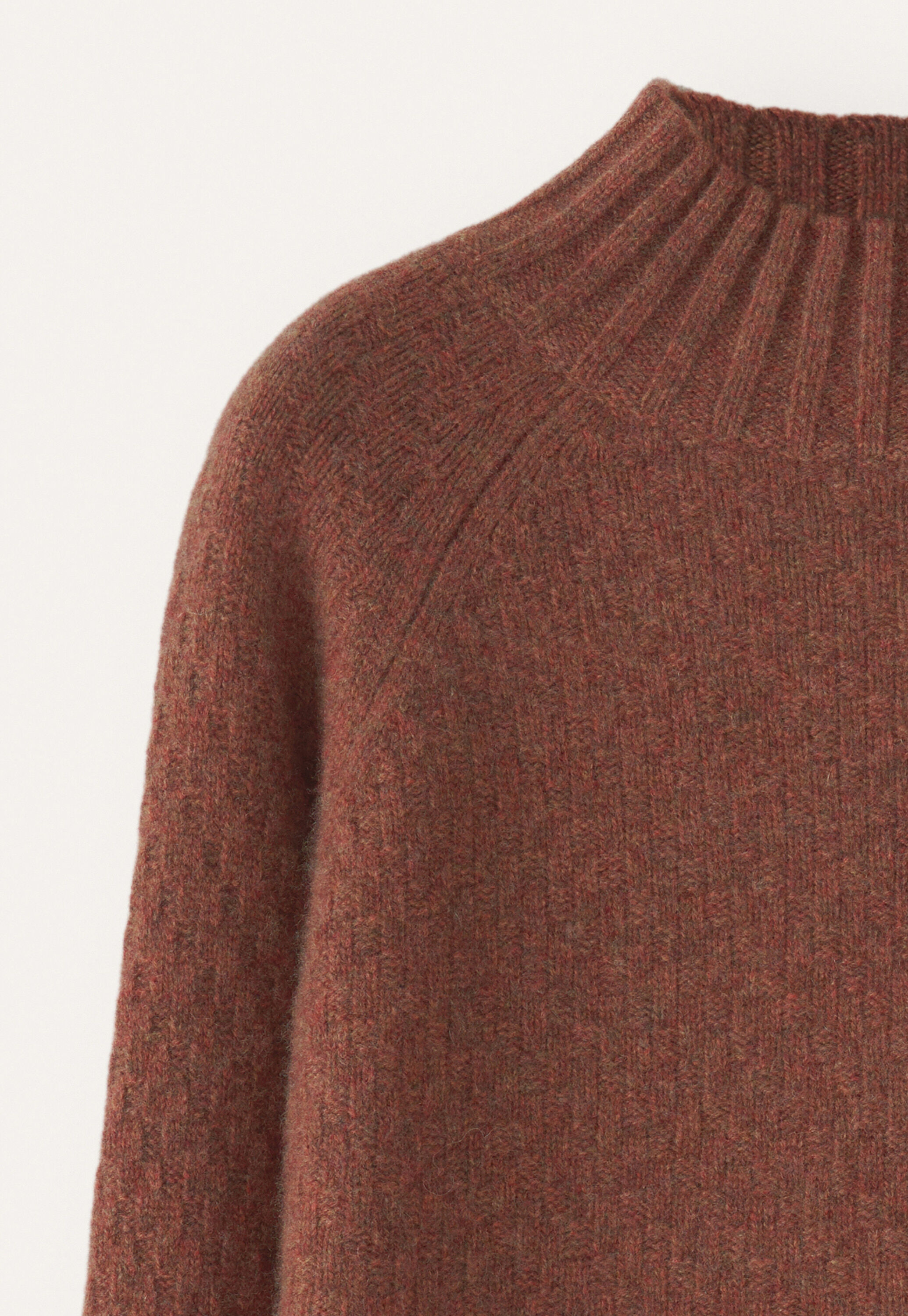 Funnel-neck sweater