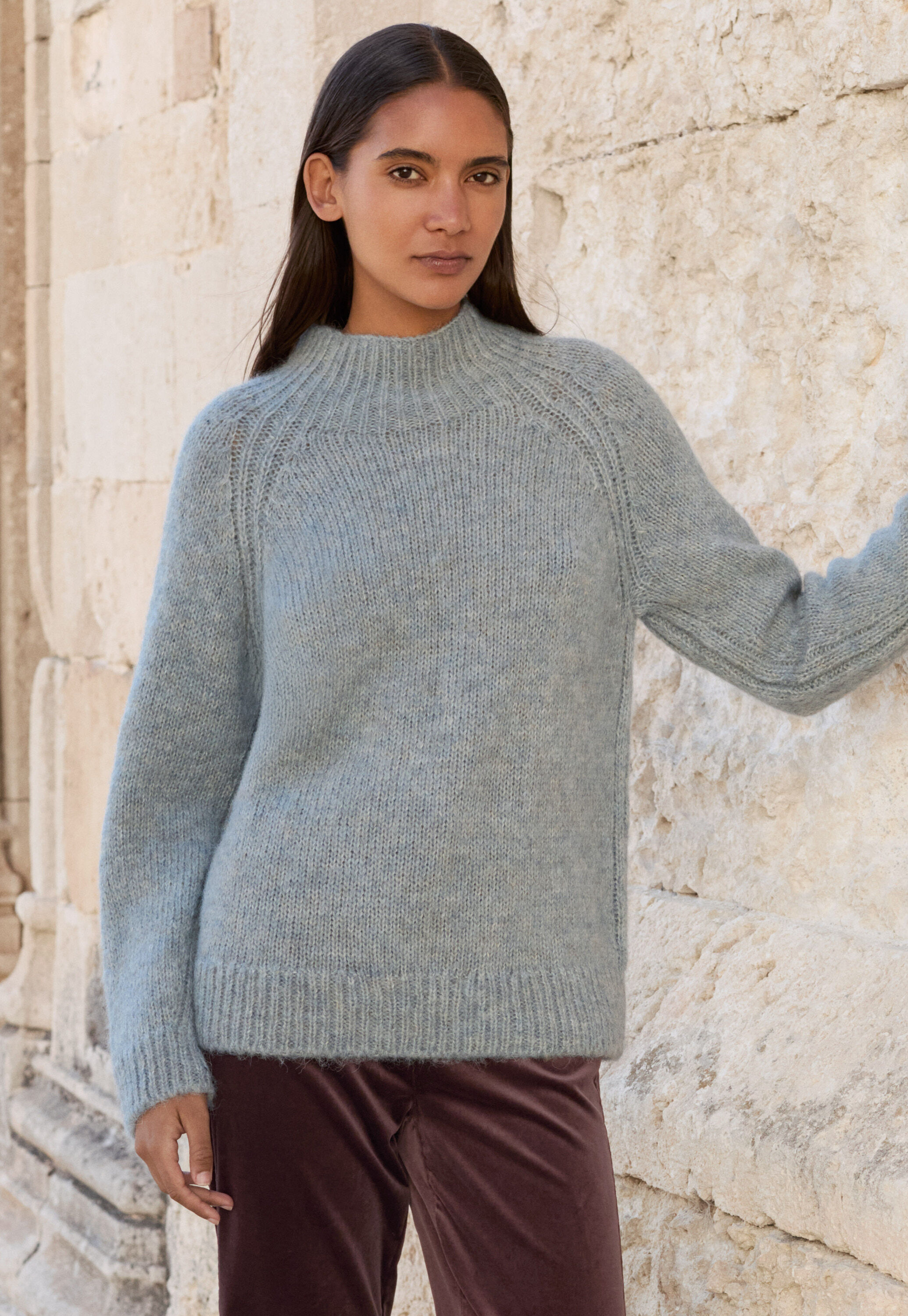 Round-neck sweater