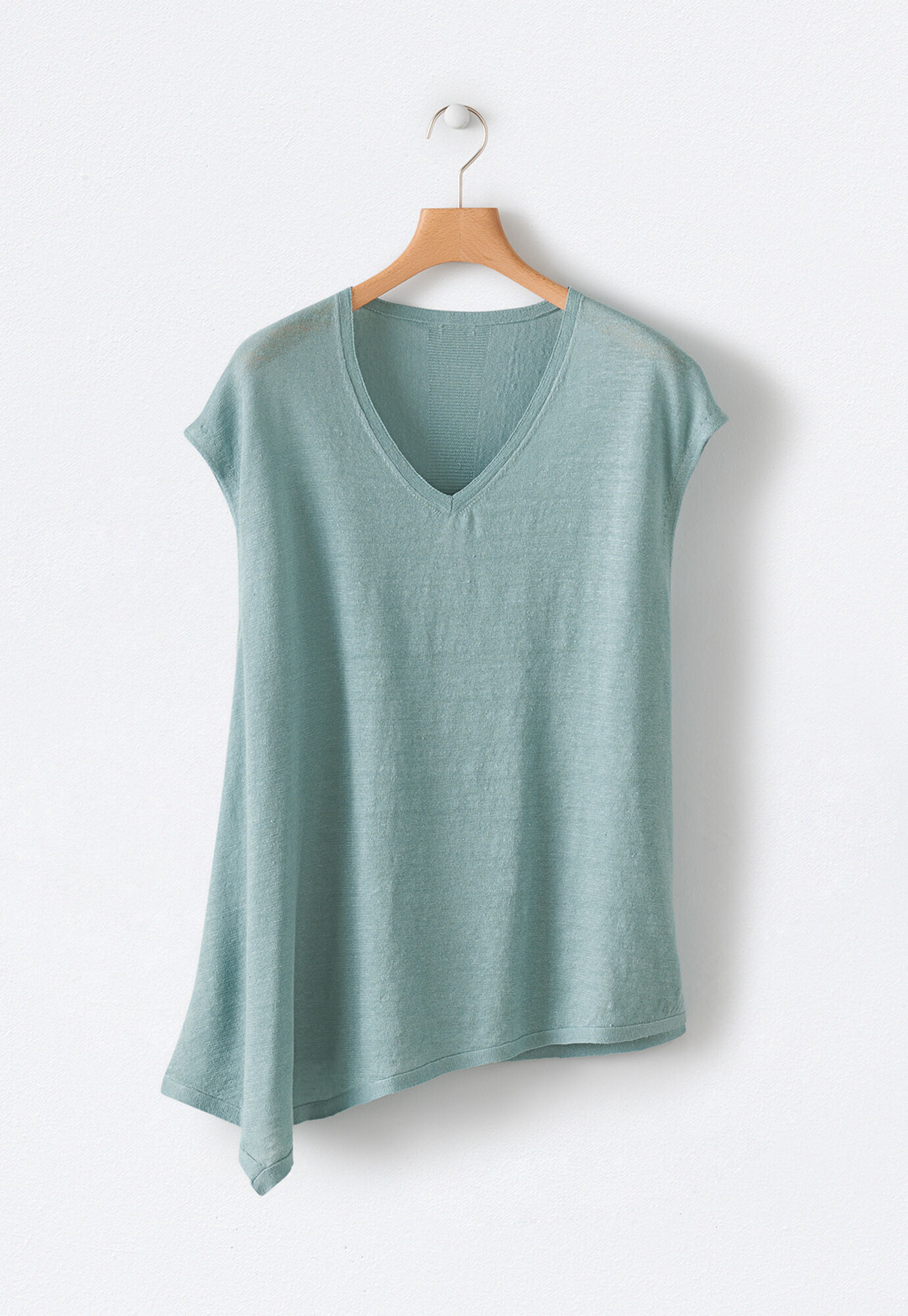 Dipped-hem sweater