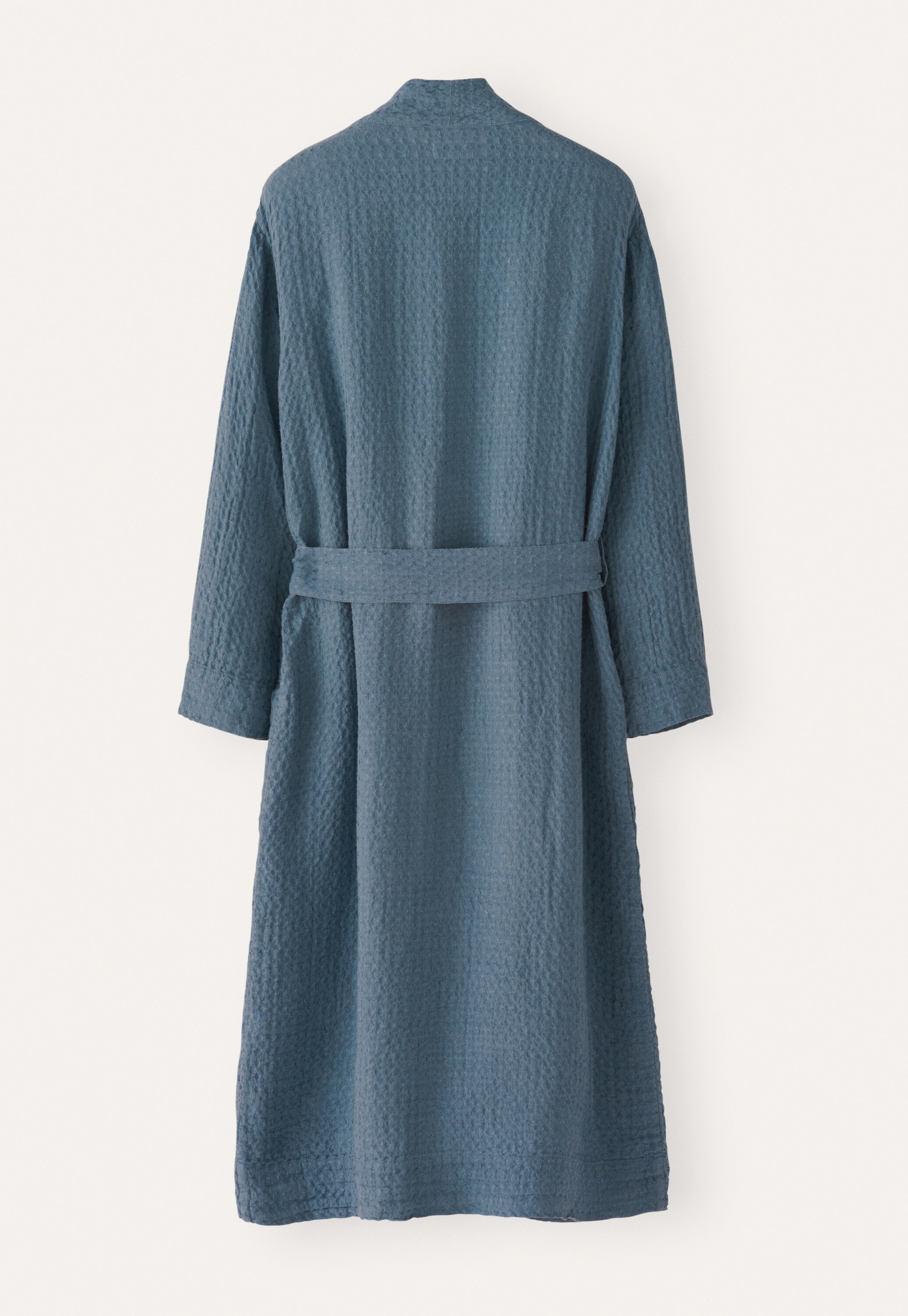 Textured belted robe
