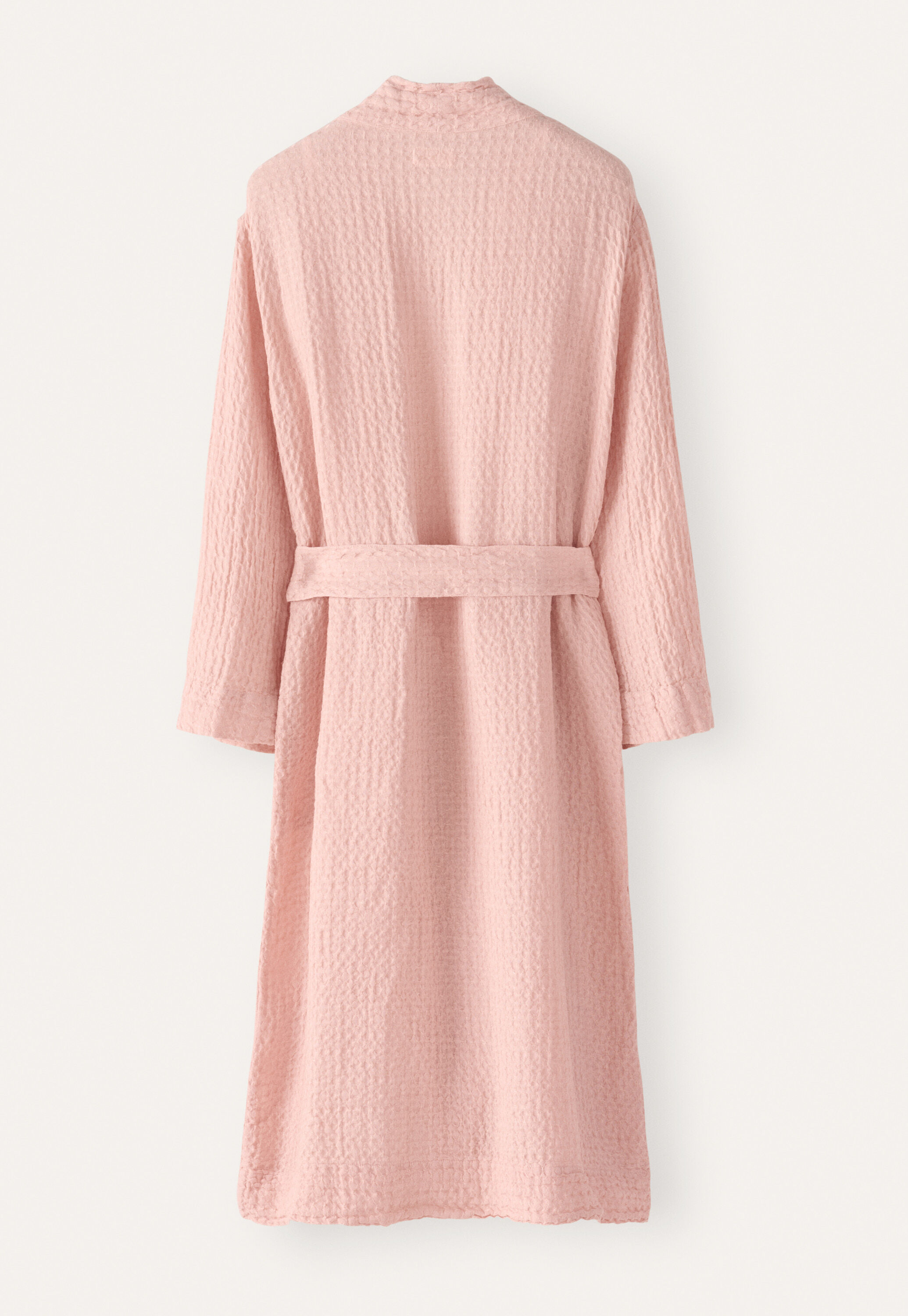 Textured belted robe
