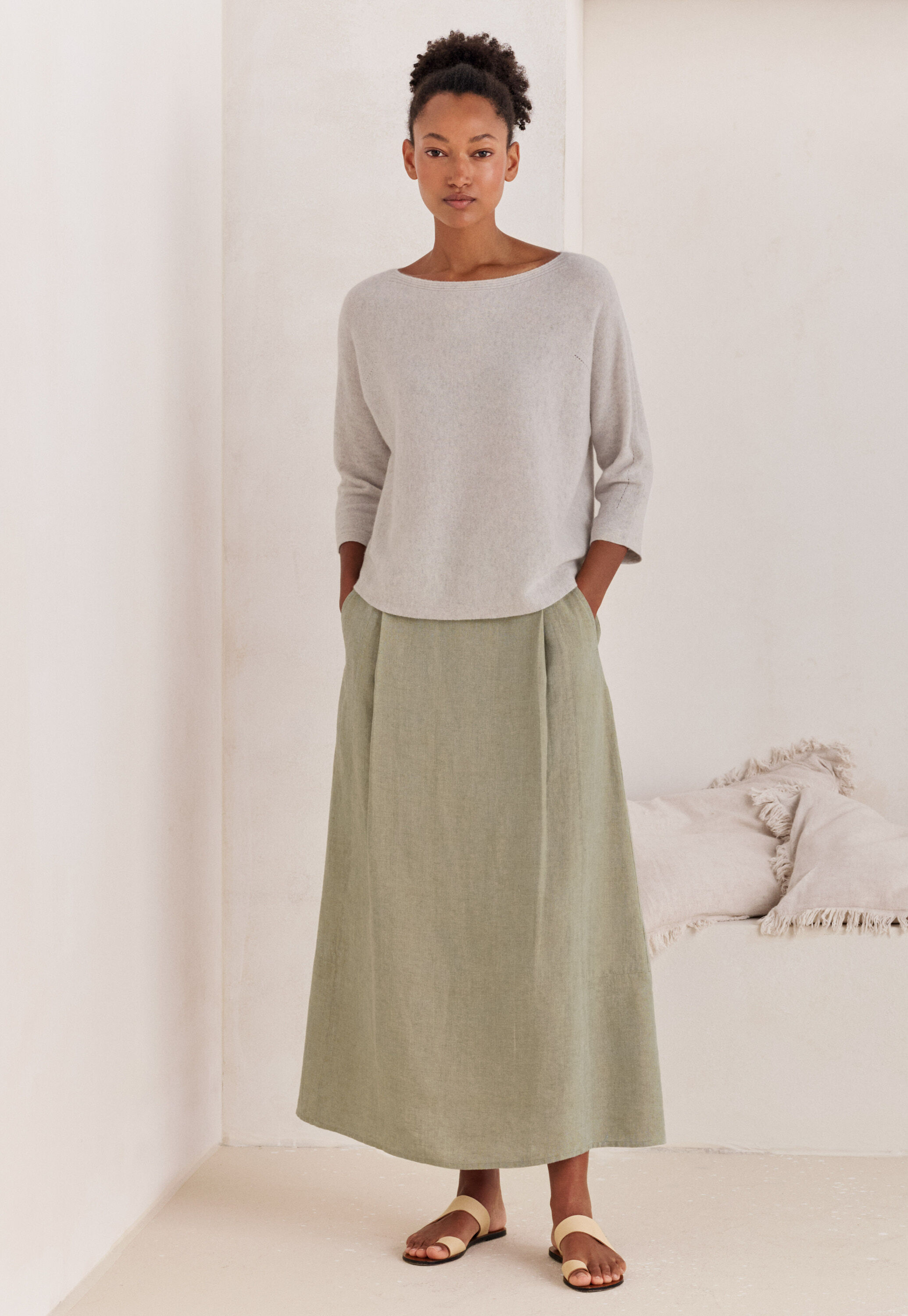 Panelled skirt