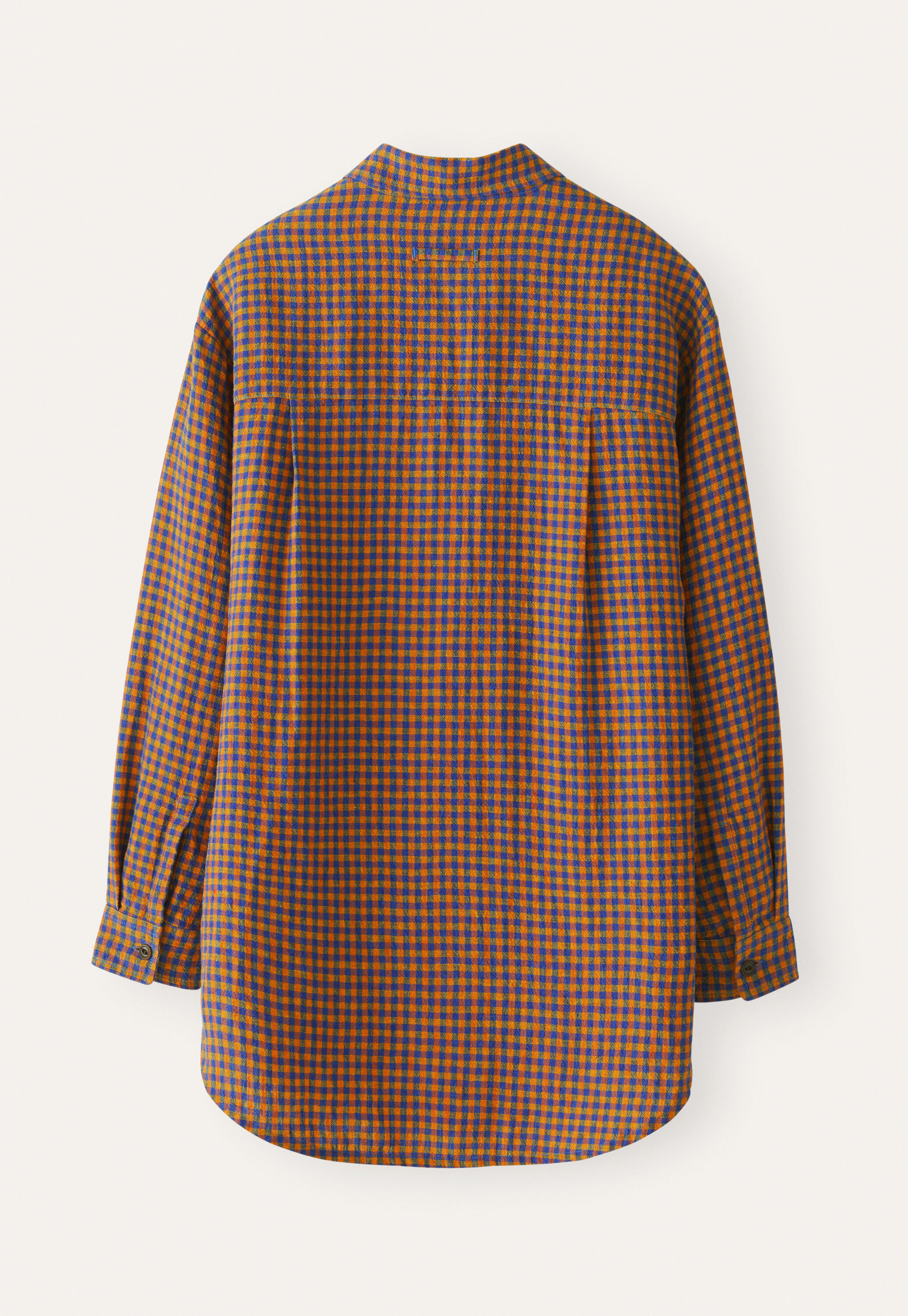 Gingham checked shirt
