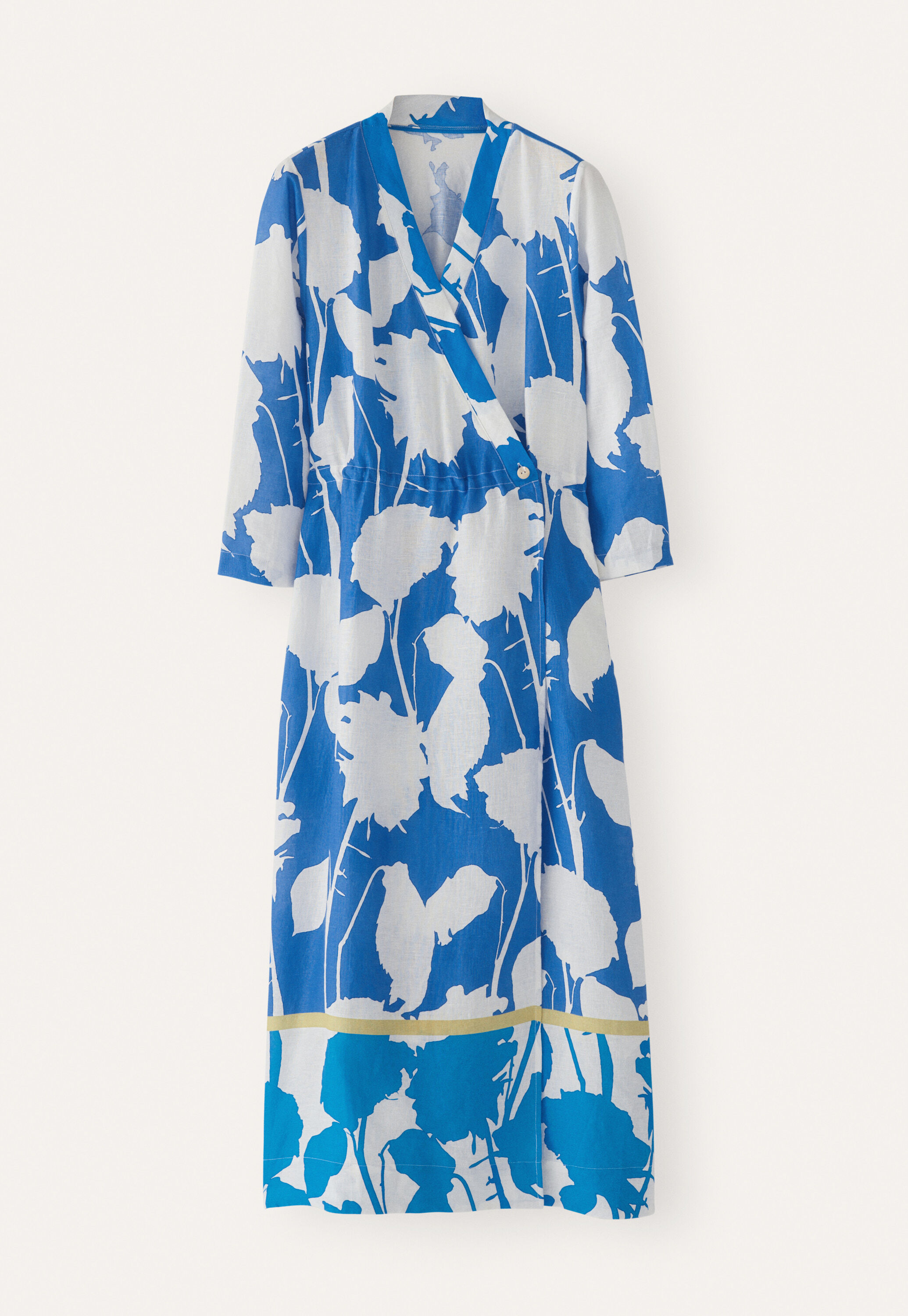 Printed wrap-dress