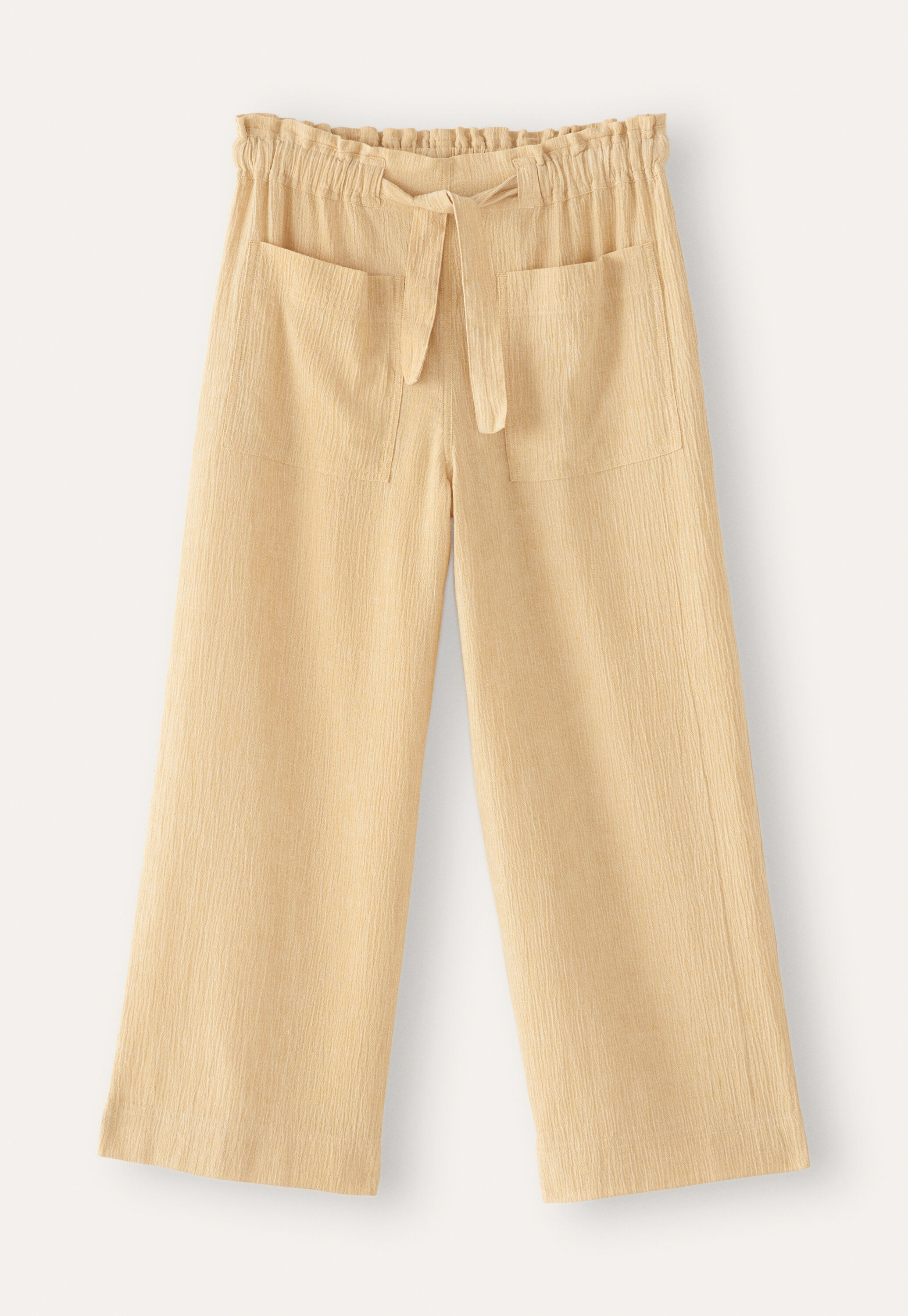 Wide cropped trousers