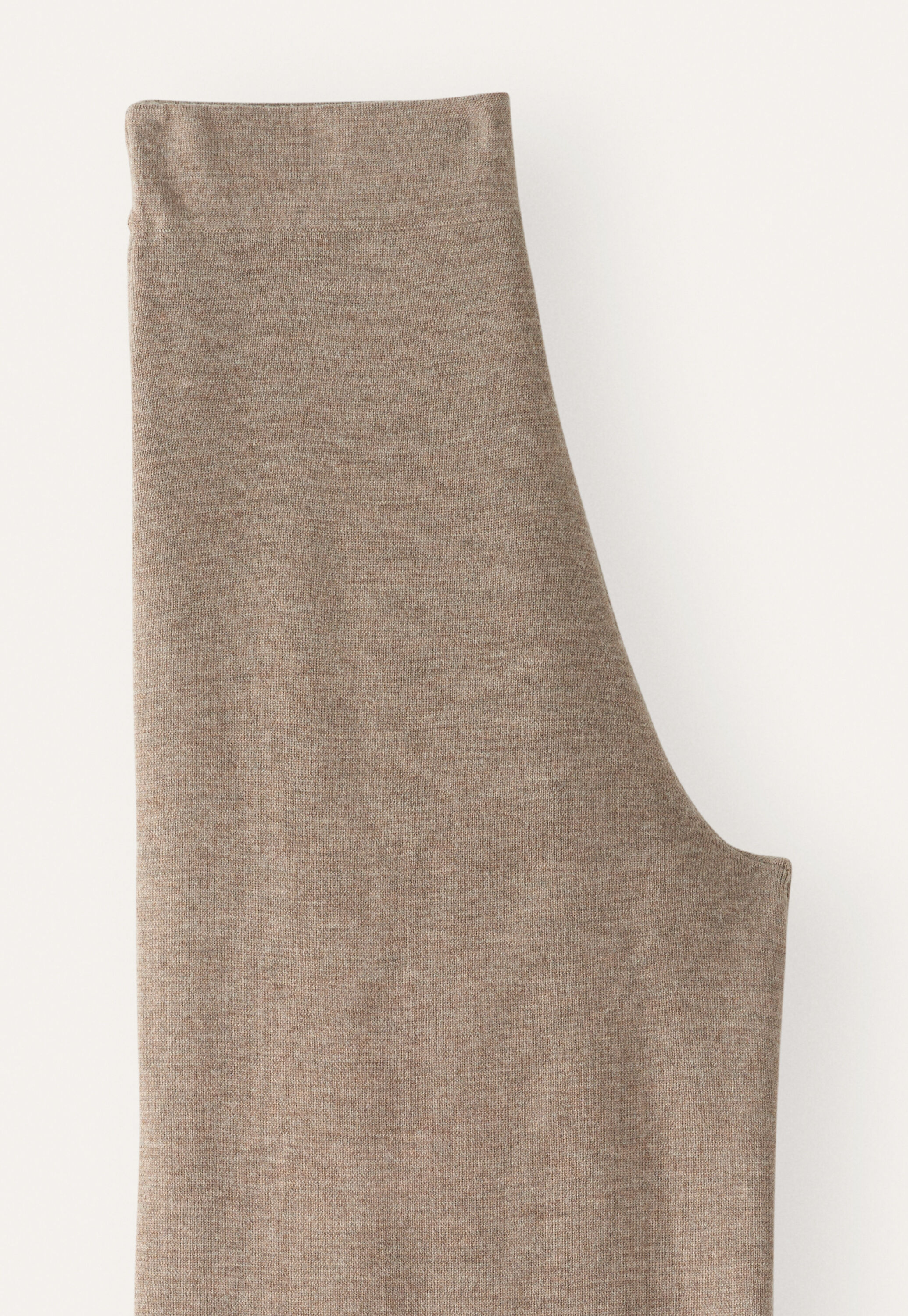 Wide knitted trousers