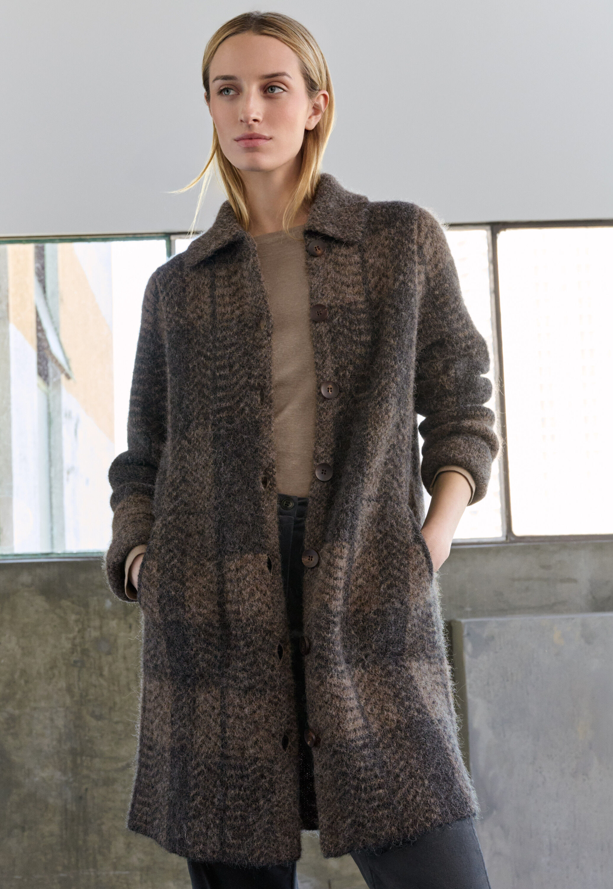 Edge-to-edge cardigan