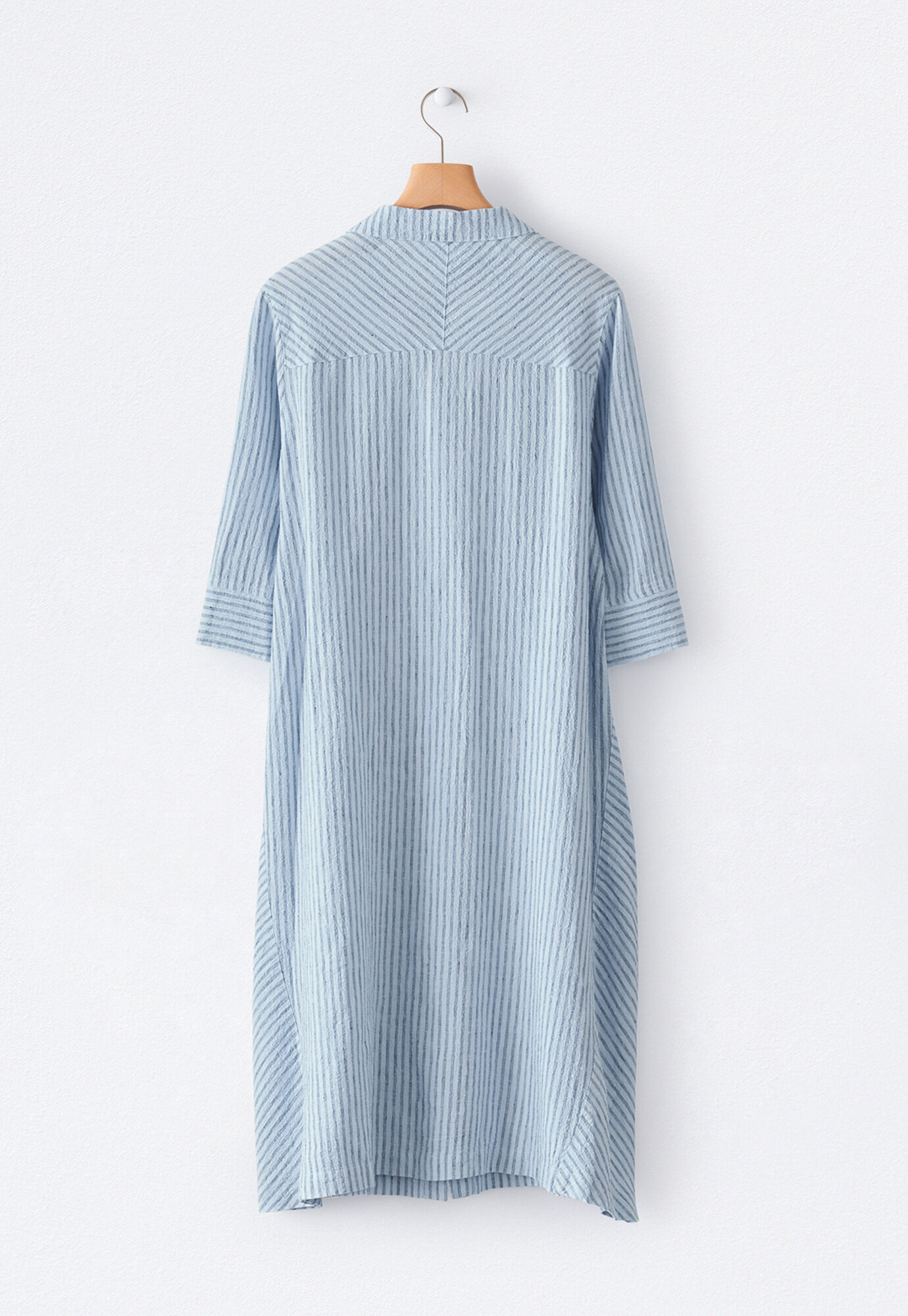 Striped shirtdress
