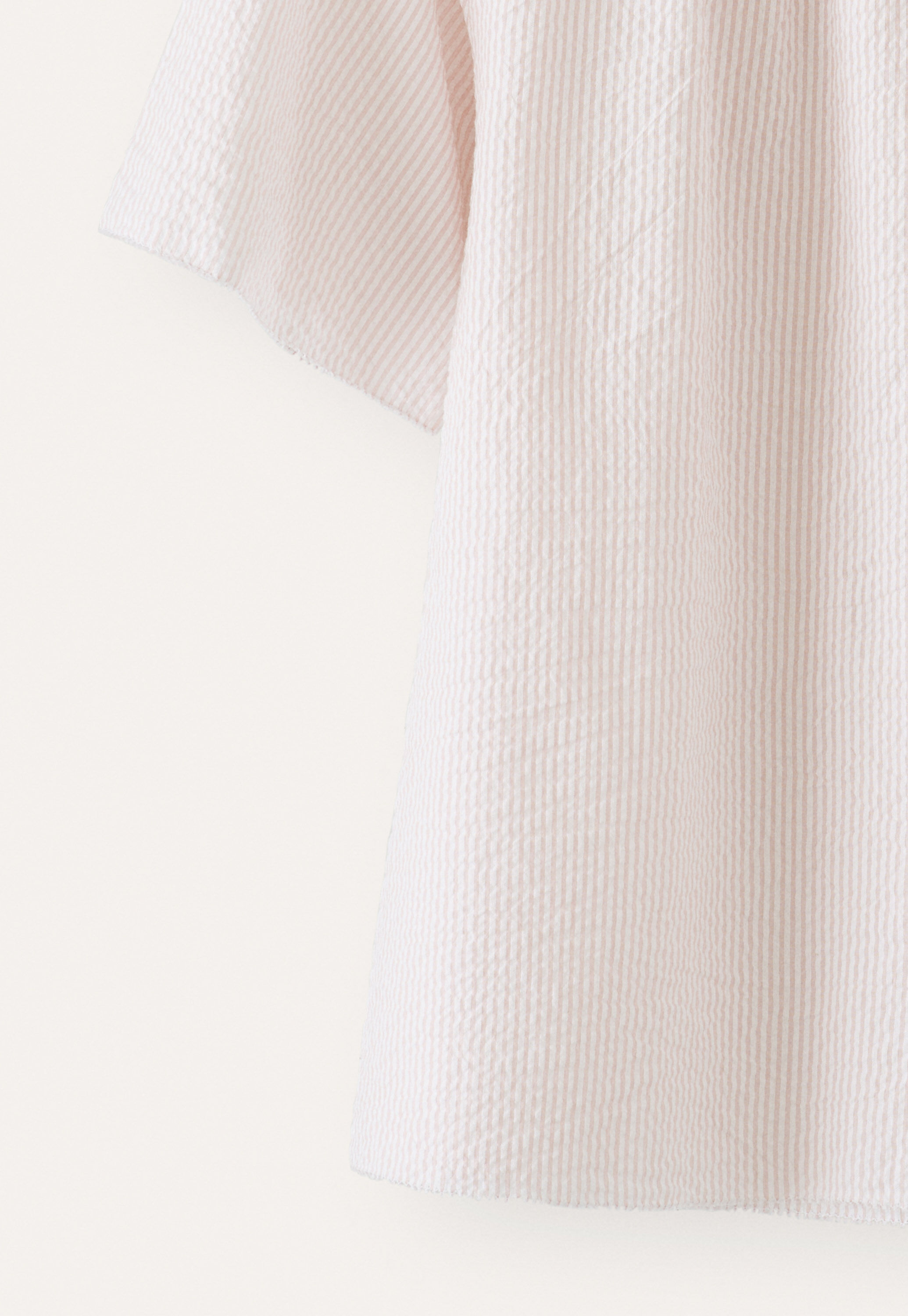 Gathered-neck blouse
