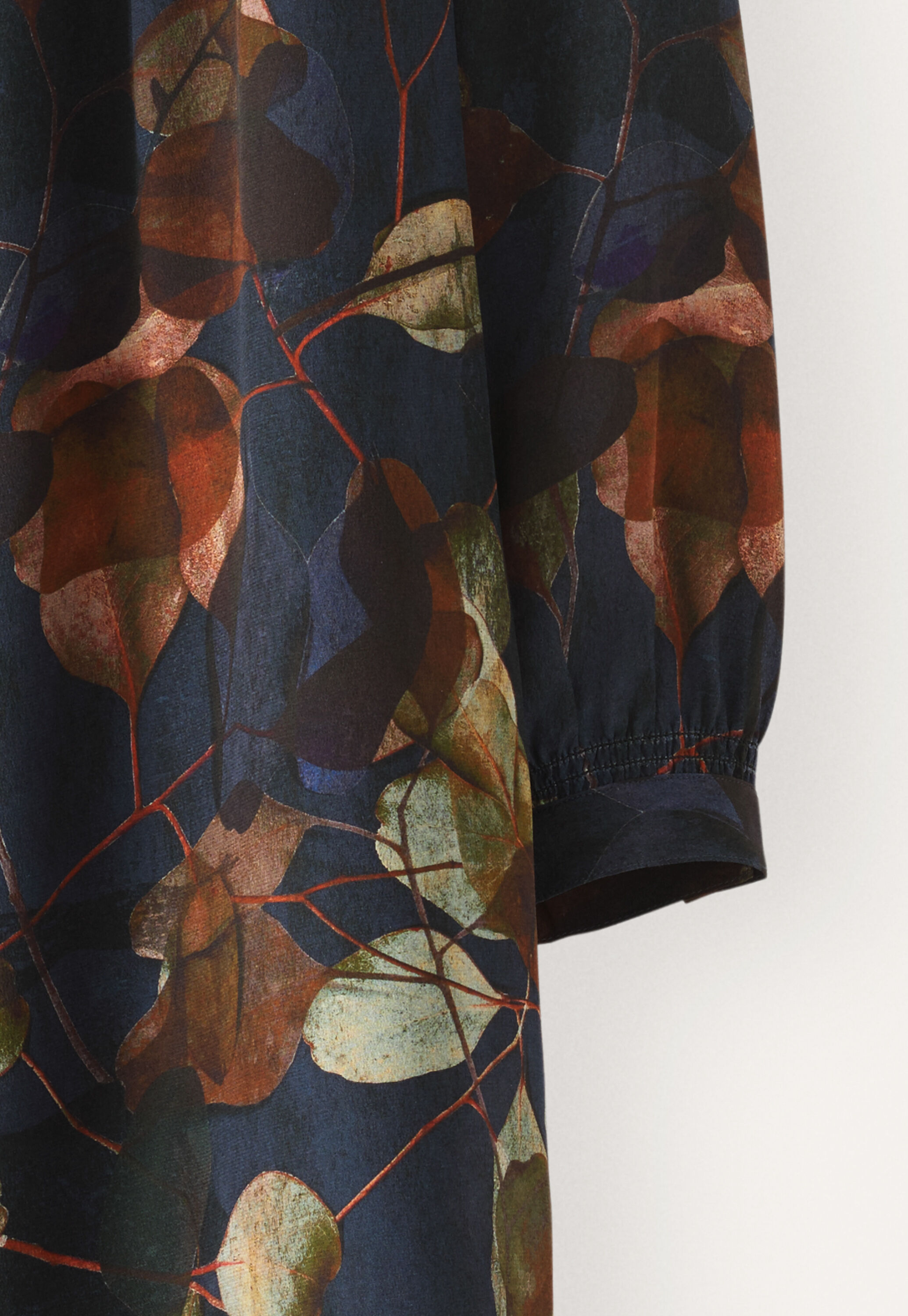 Printed shirtdress
