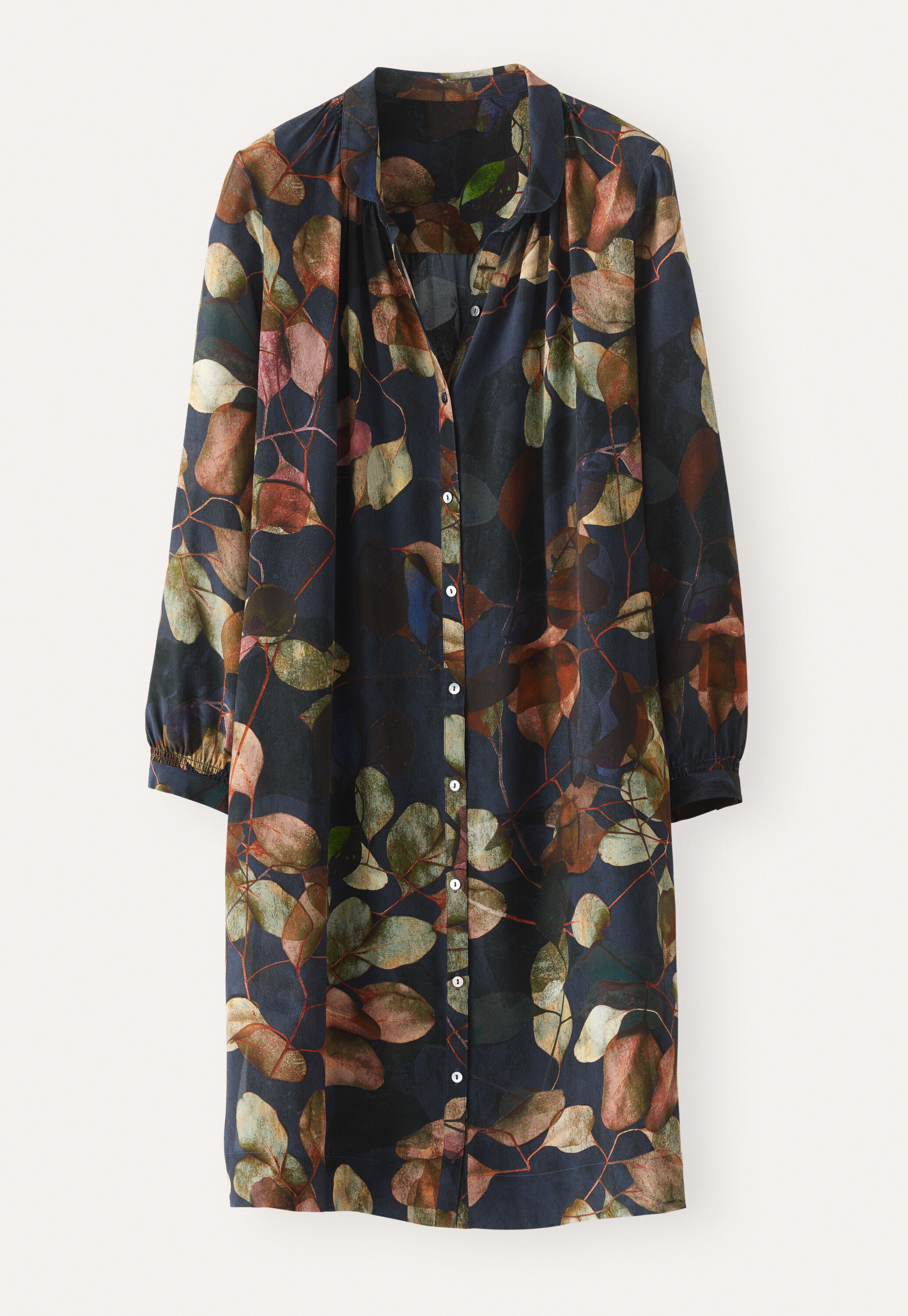 Printed shirtdress