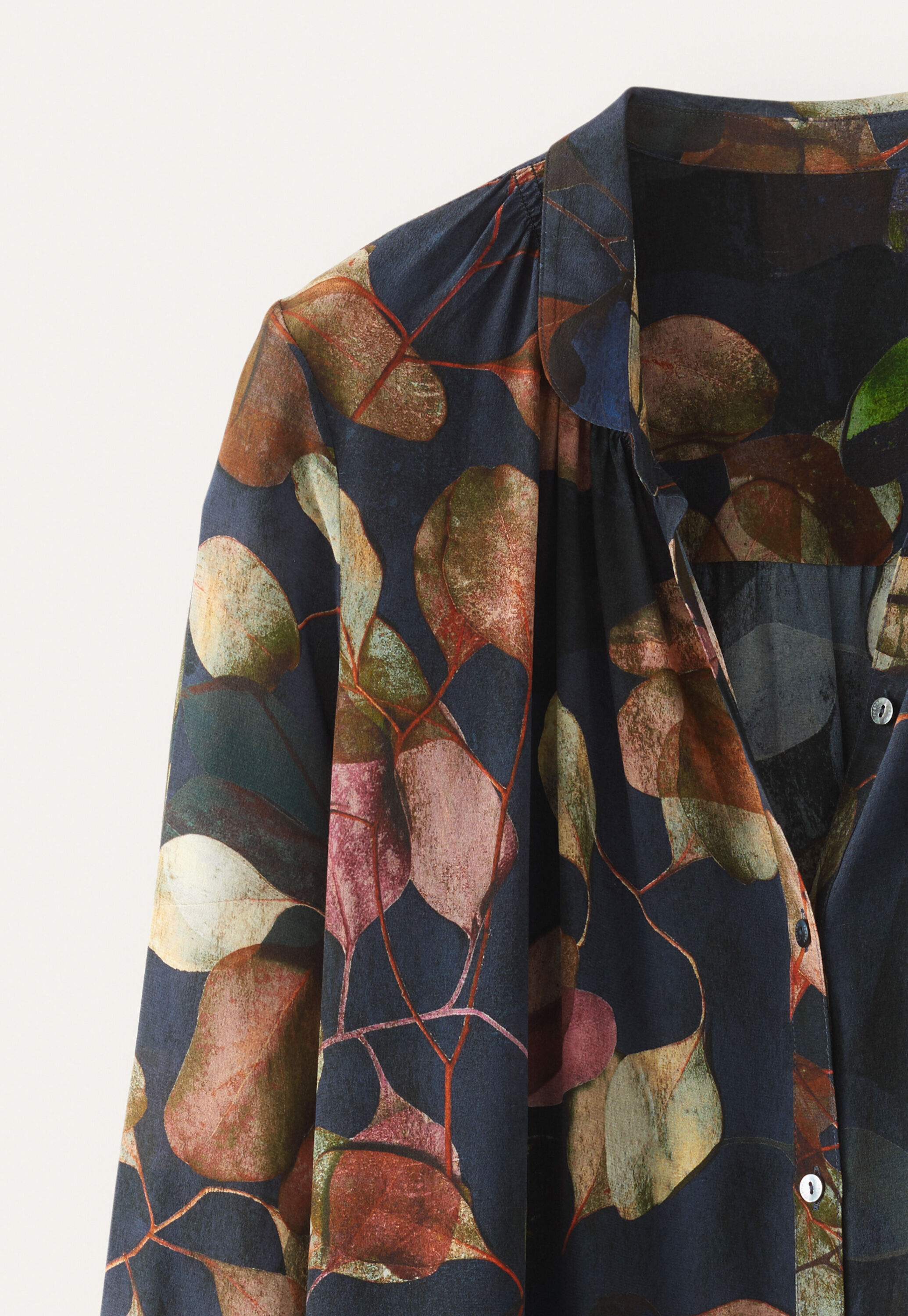 Printed shirtdress
