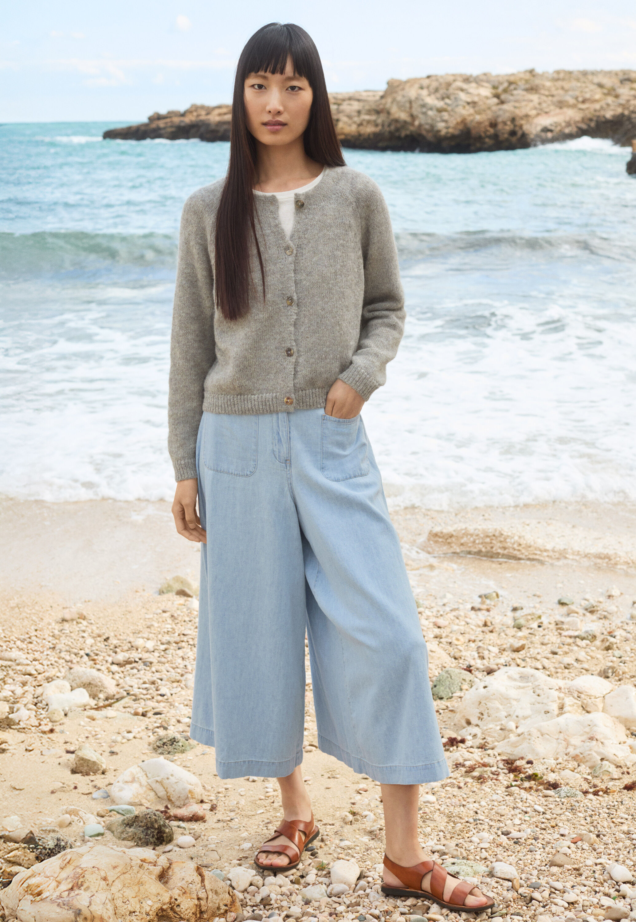 Pleat-front trousers