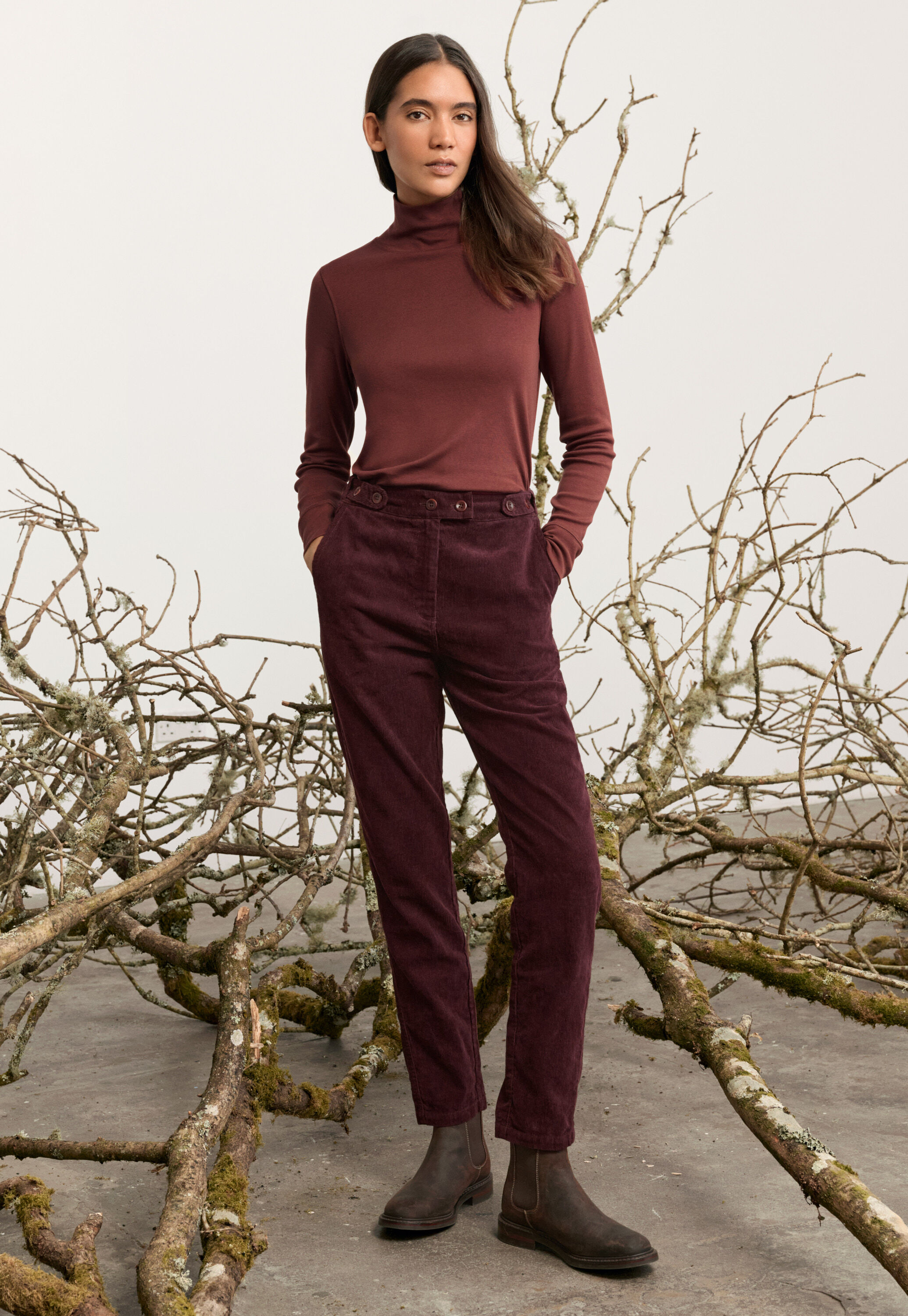 Pleat-front trousers