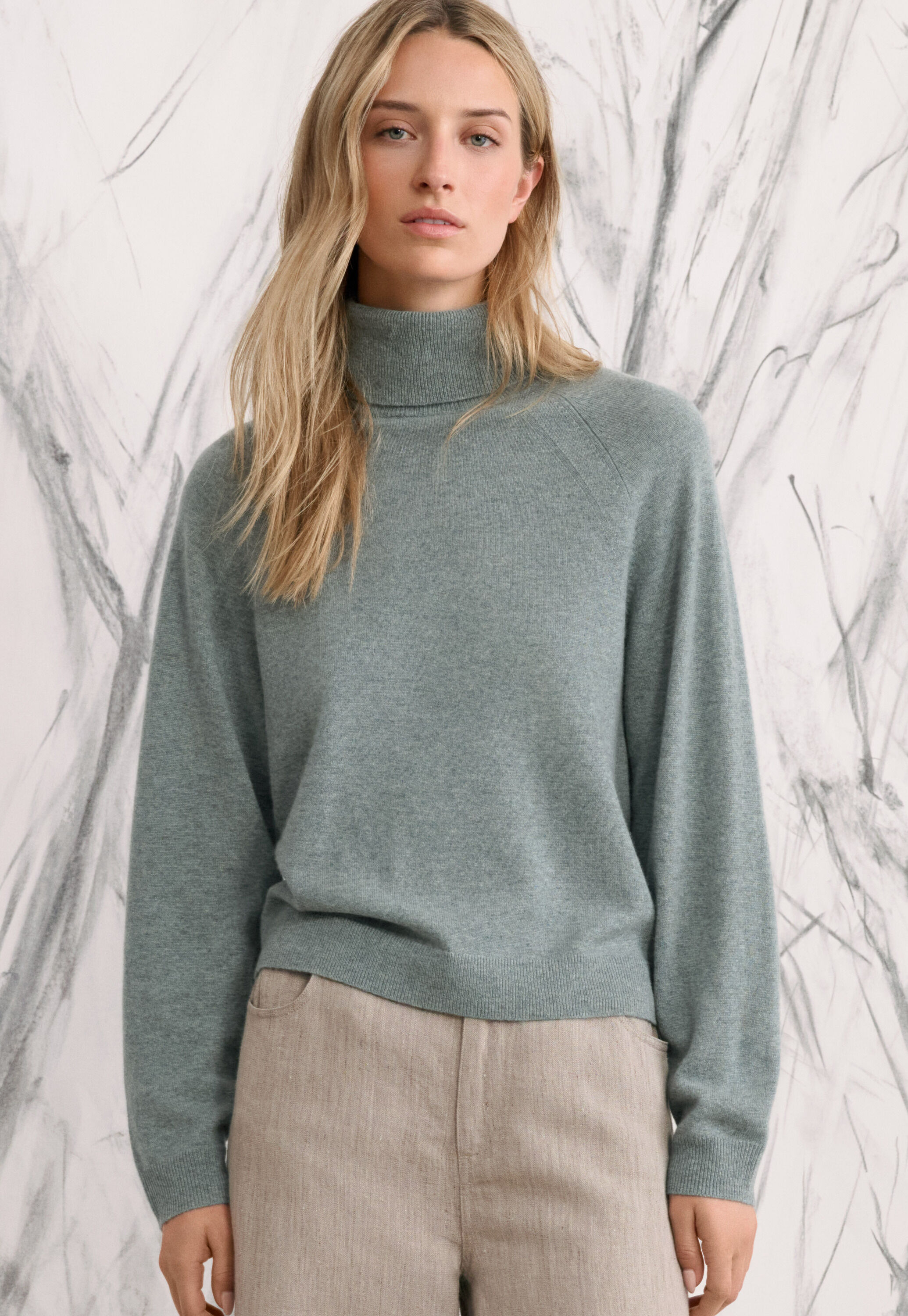 Edge-to-edge cardigan