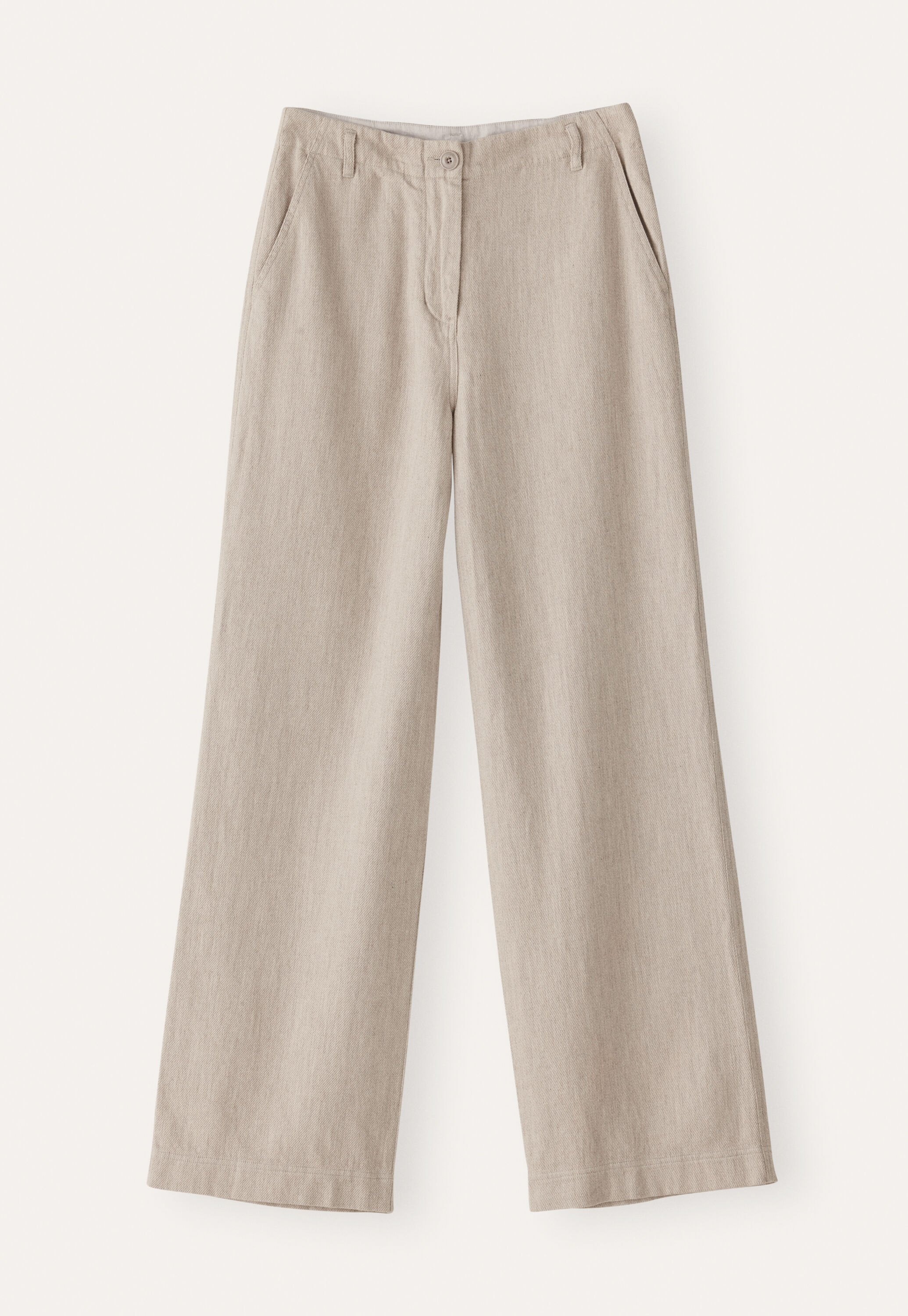 Straight-leg trousers, Fawn, large
