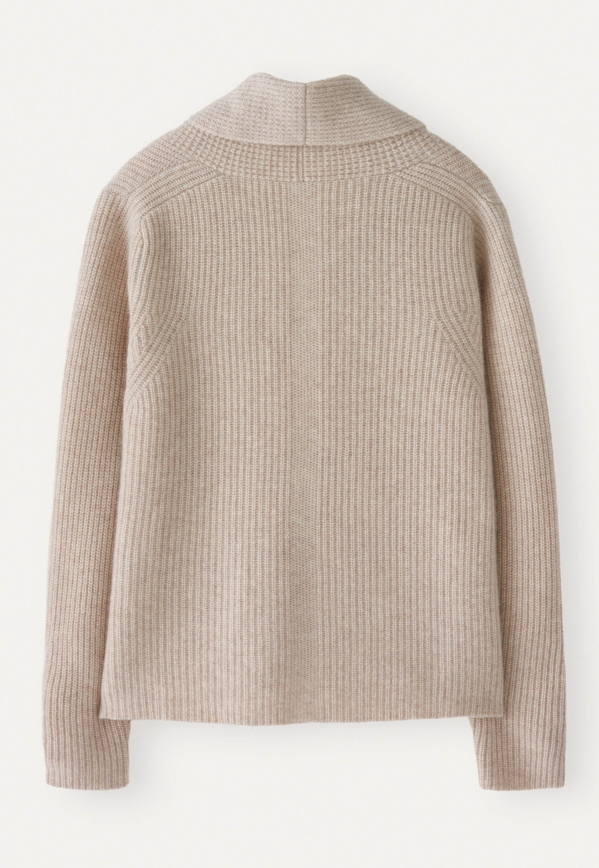 Shawl-collar cardigan
