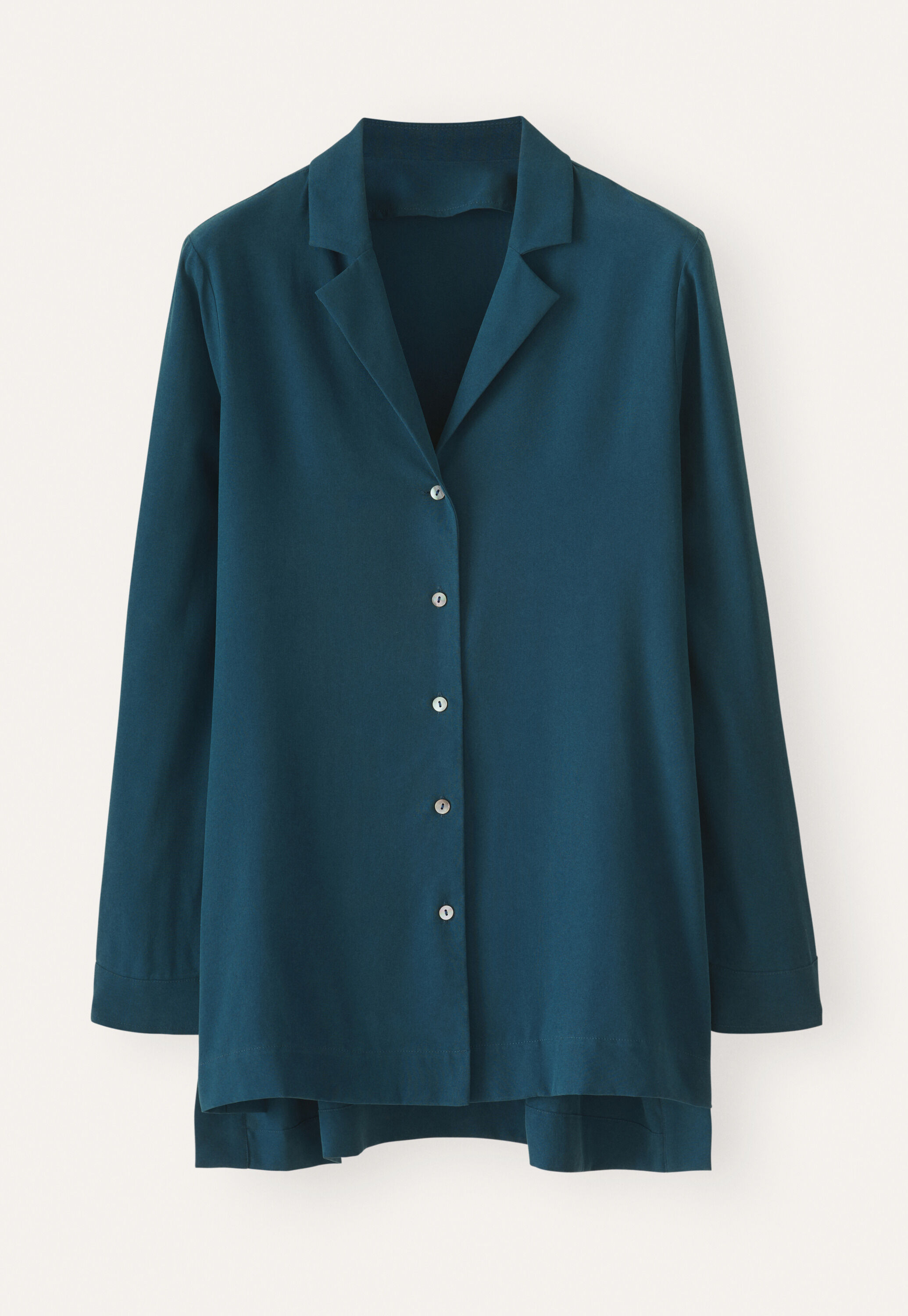 Revere-style collar shirt