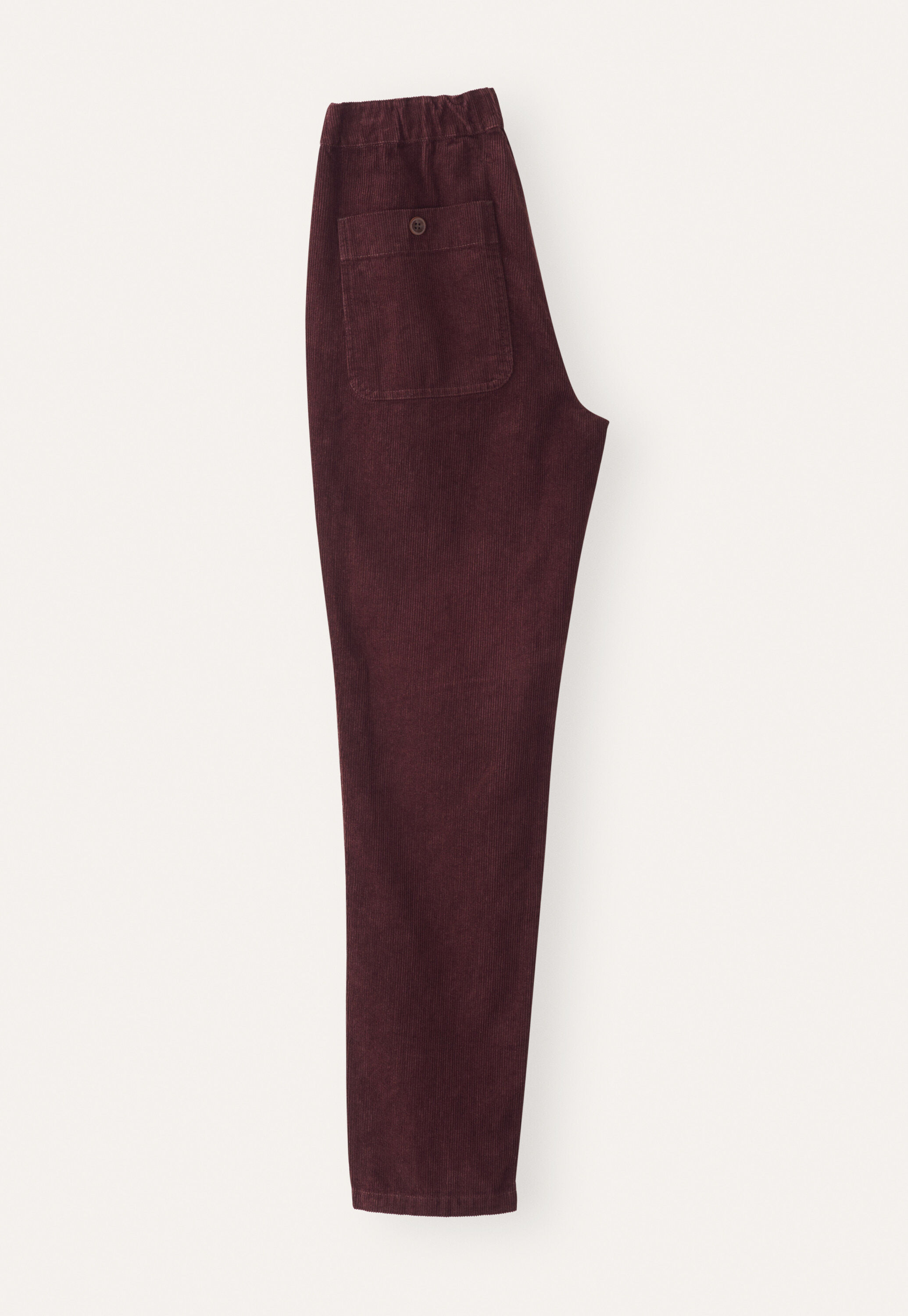 Tapered-leg trousers, Damson, large