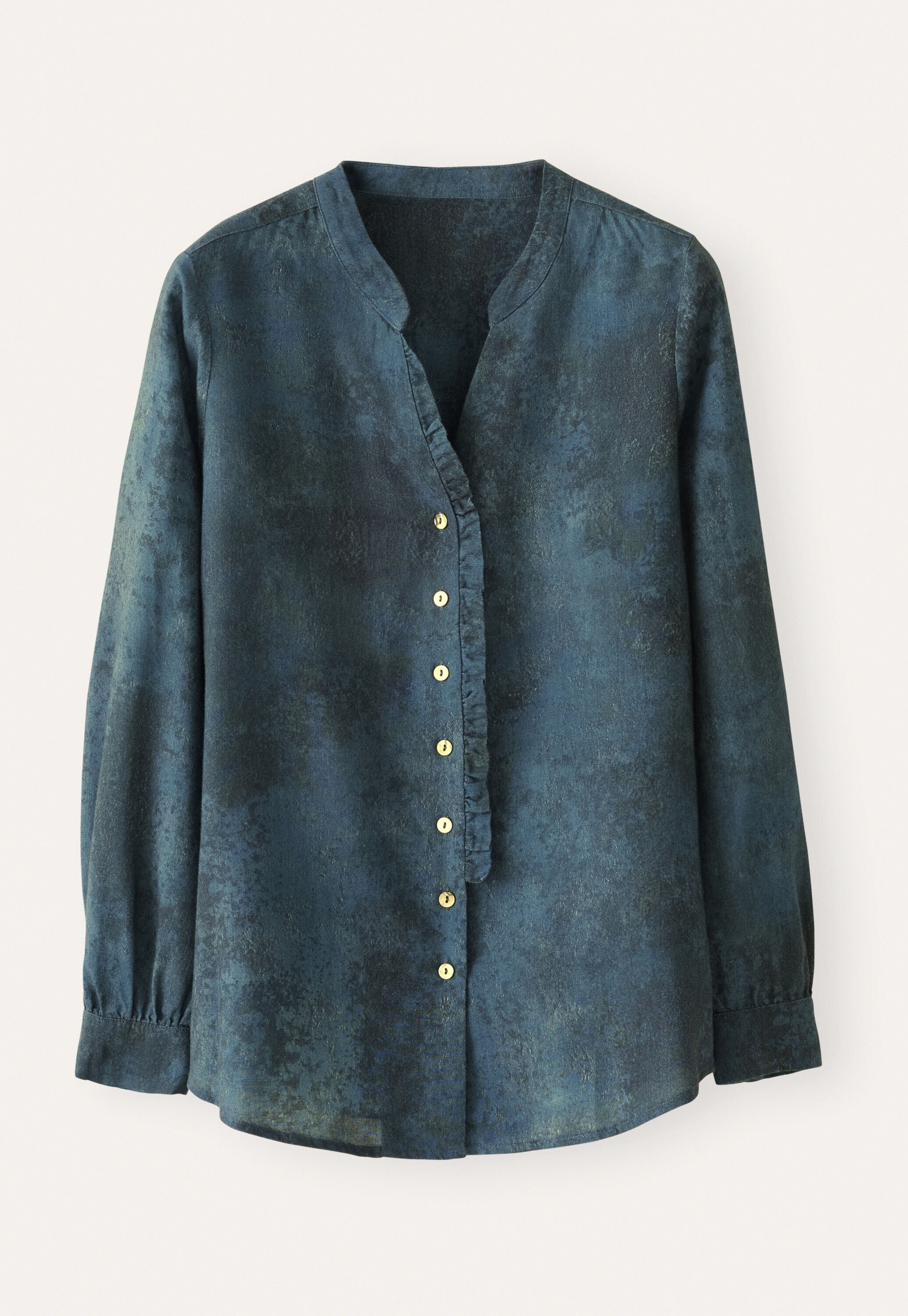 Frill front blouse
