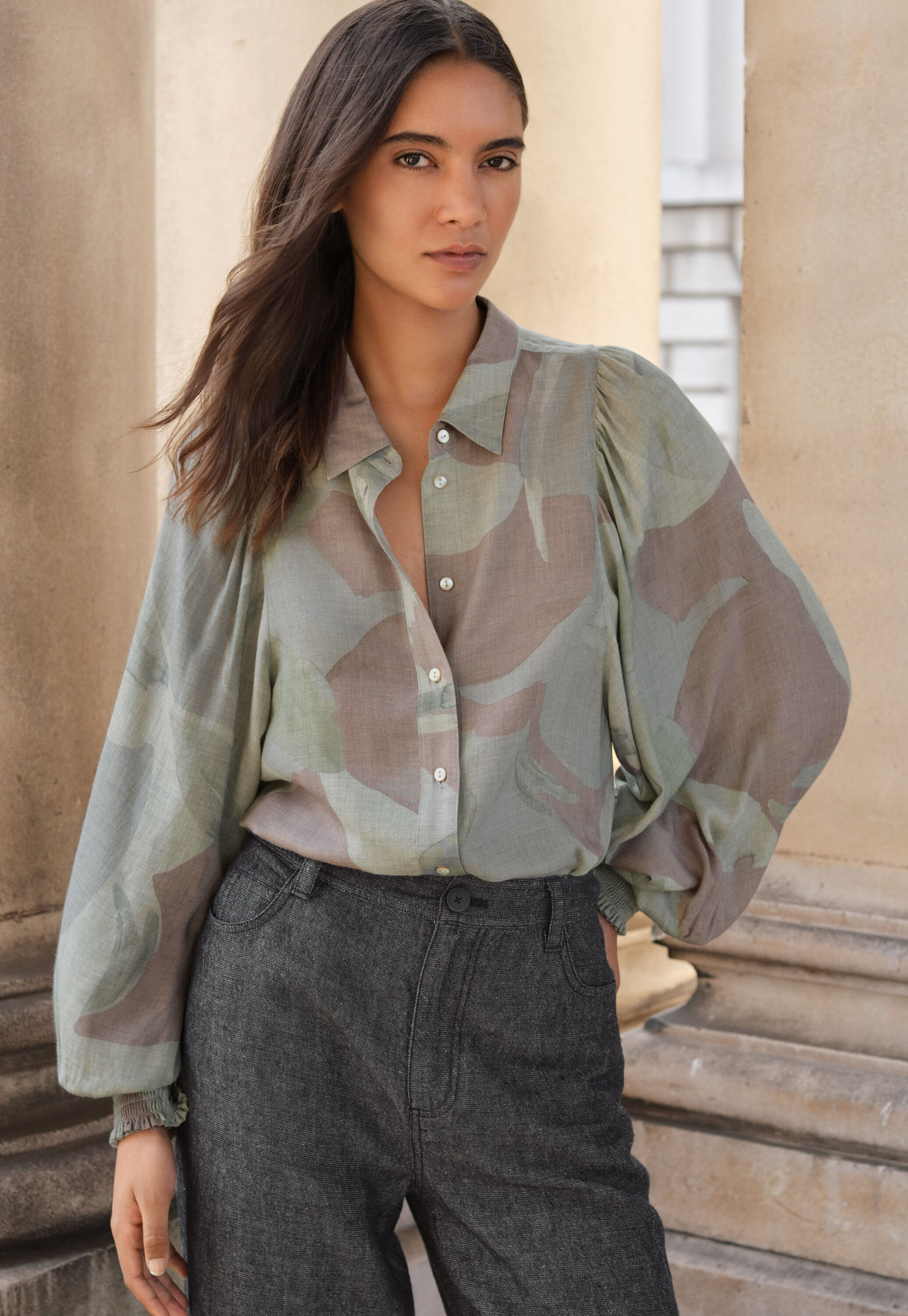 Printed blouse
