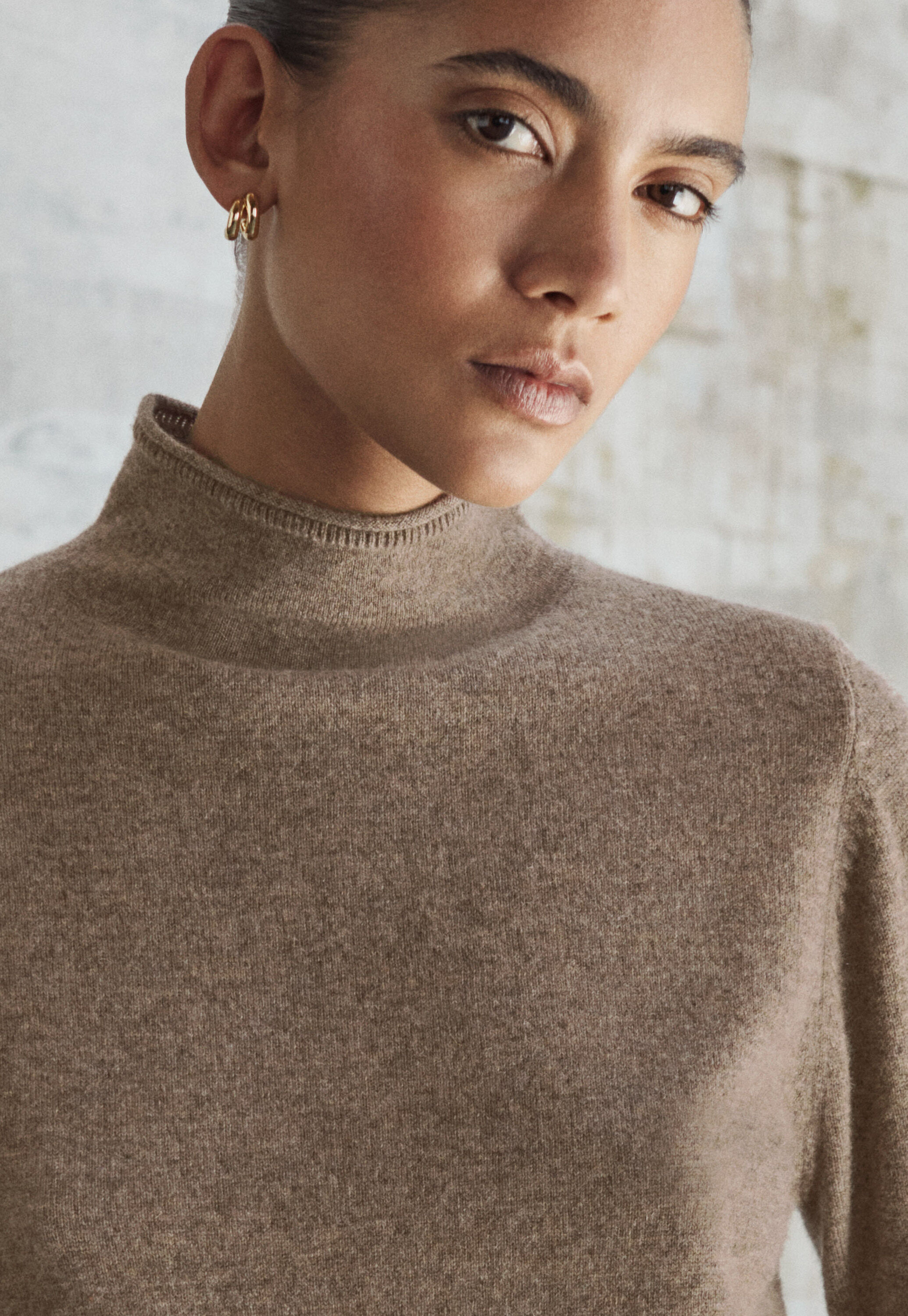 Zip-front cardigan