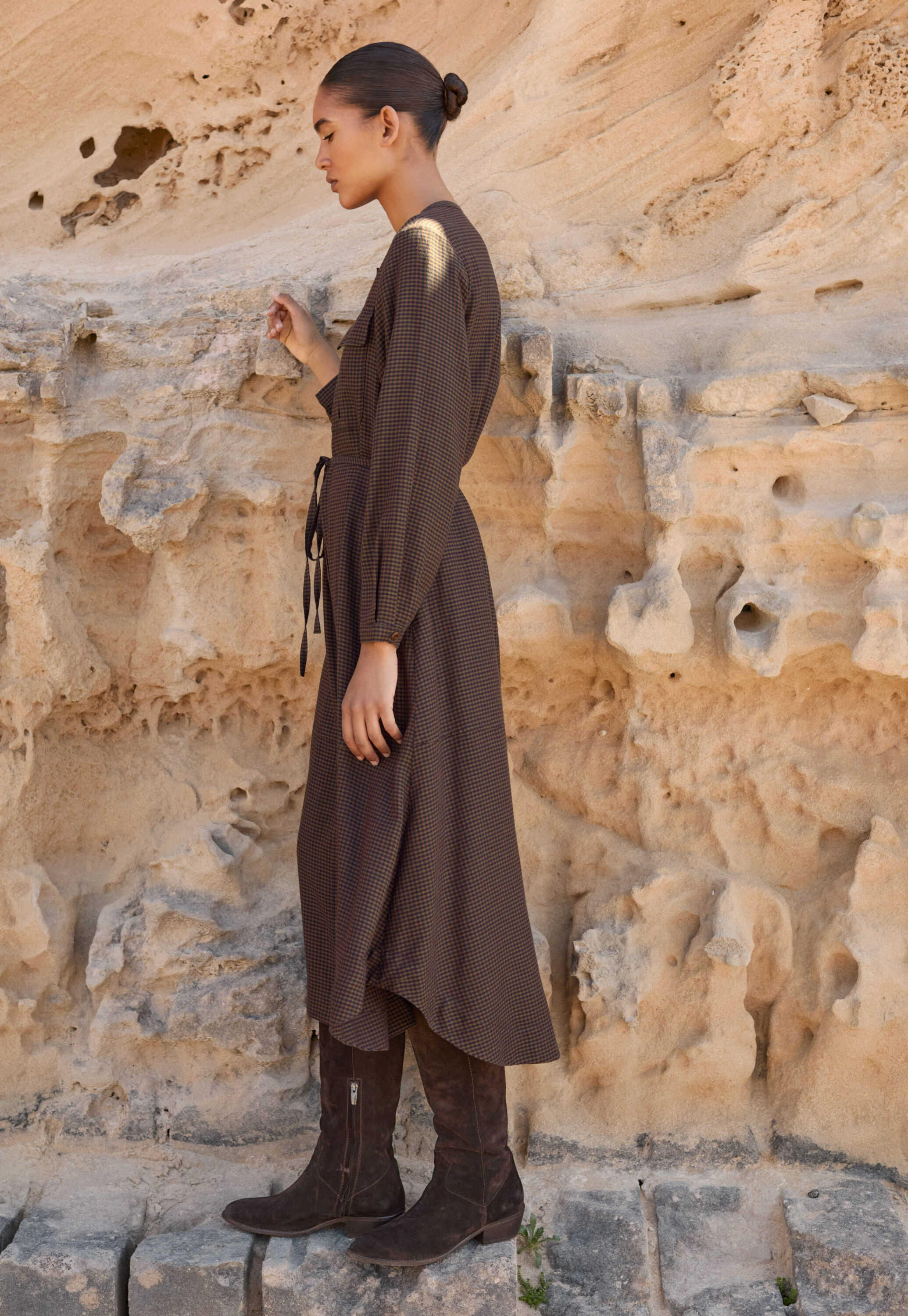 Zip-front cardigan