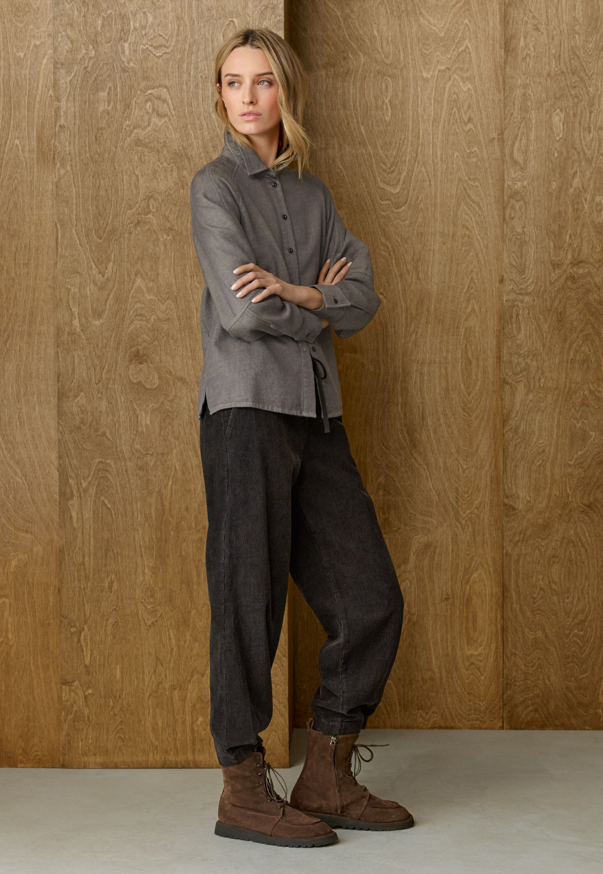 Tapered trousers