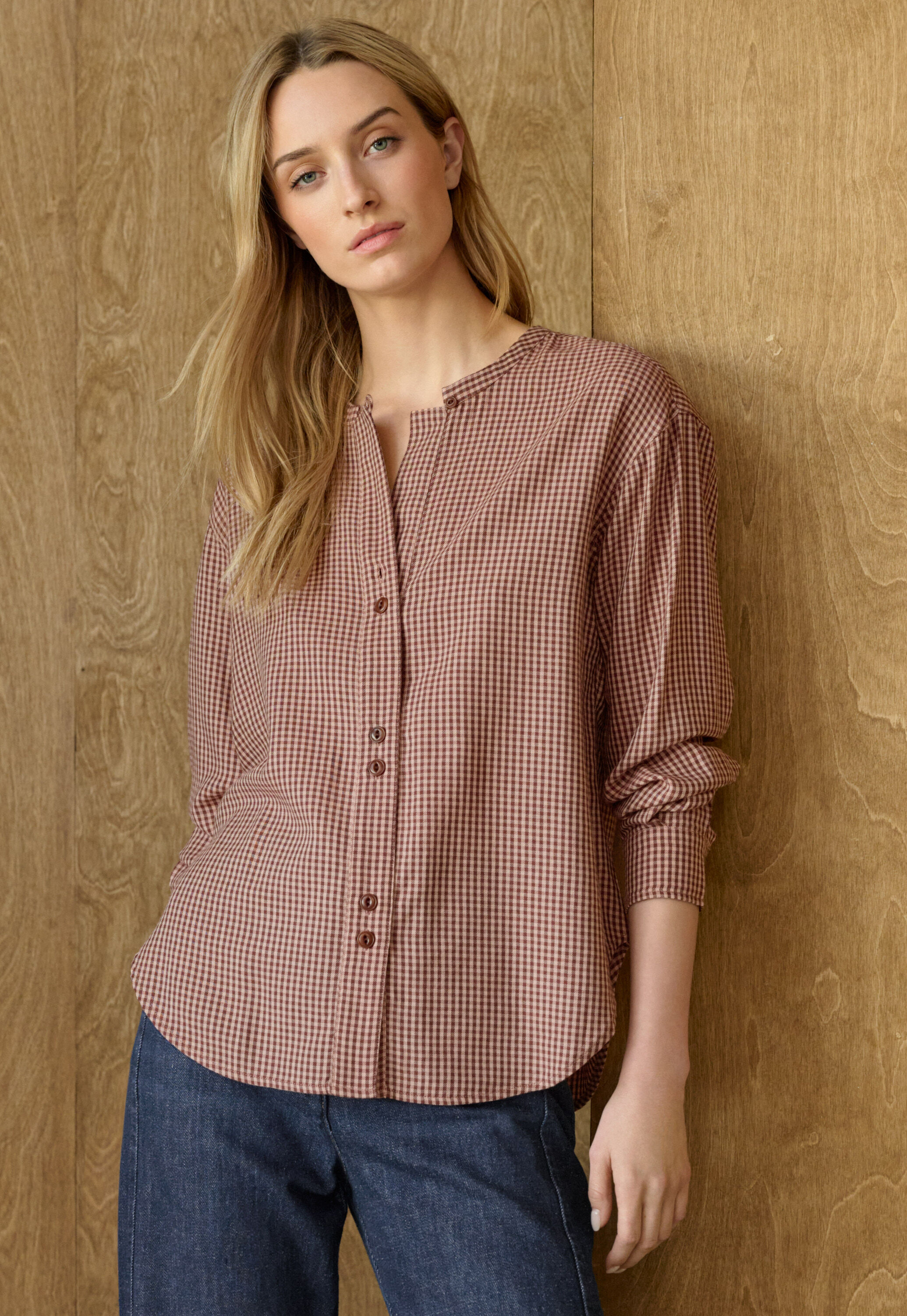 Gingham blouse