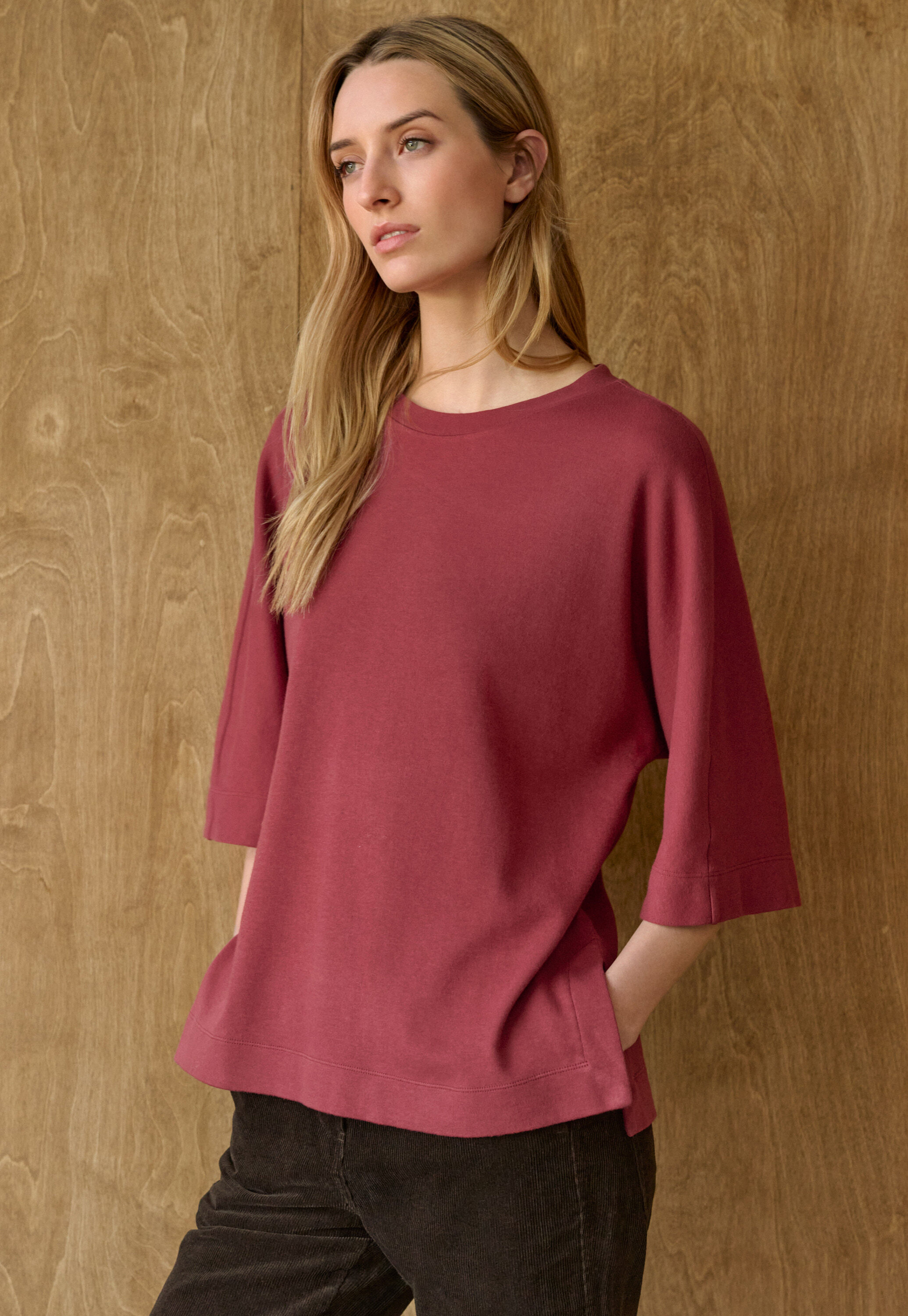 Zip-front cardigan