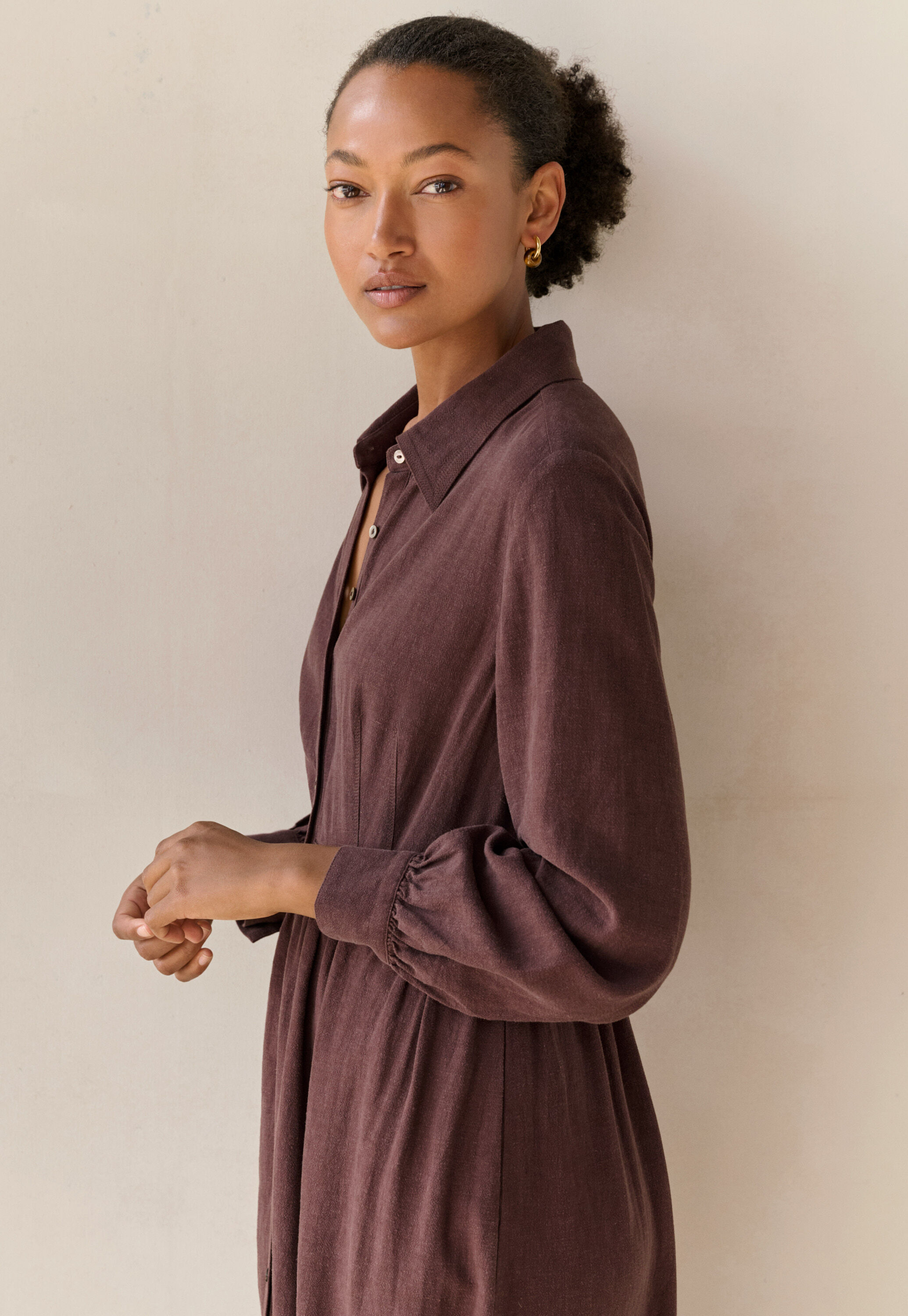 Zip-front cardigan