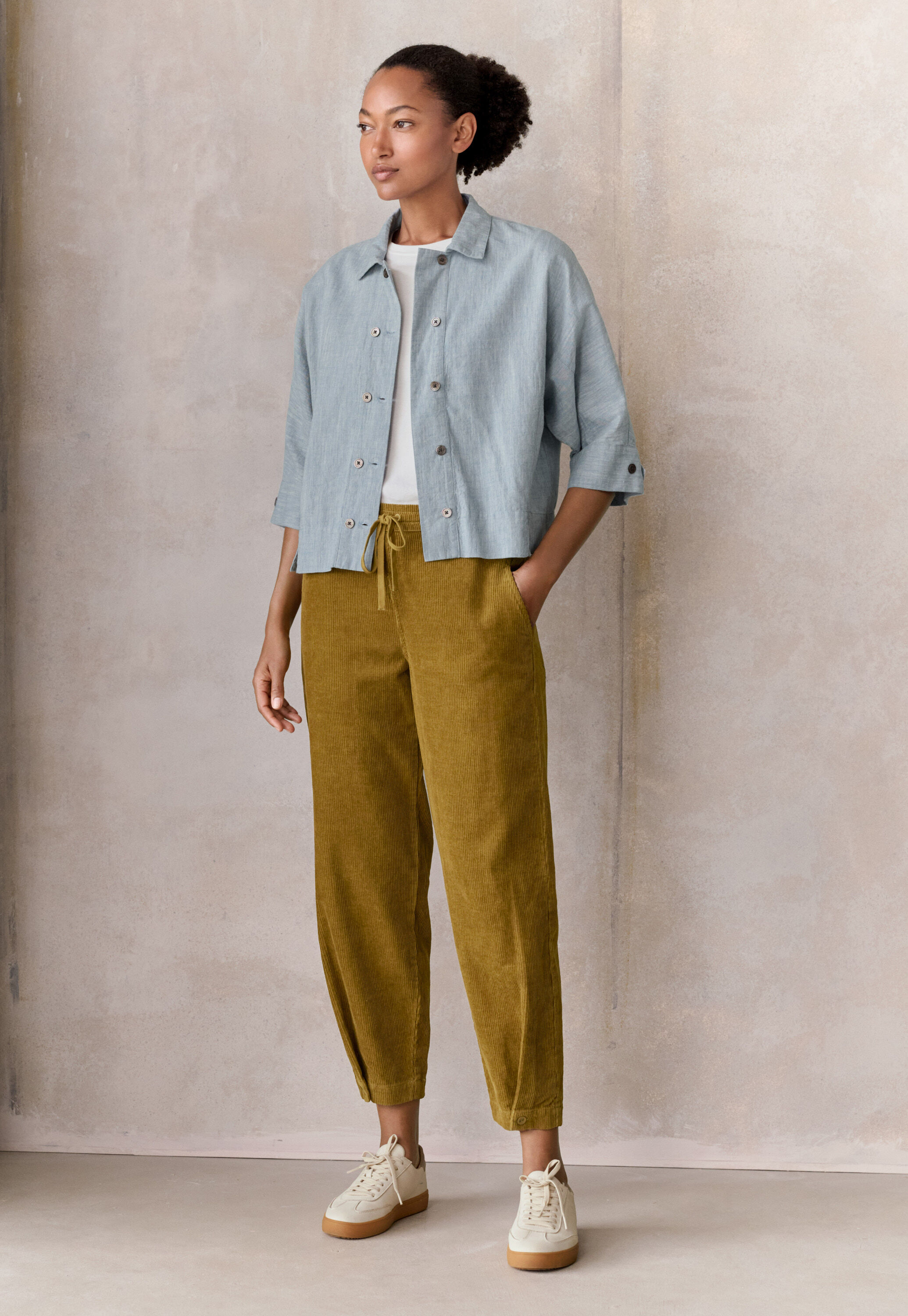 Tapered trousers