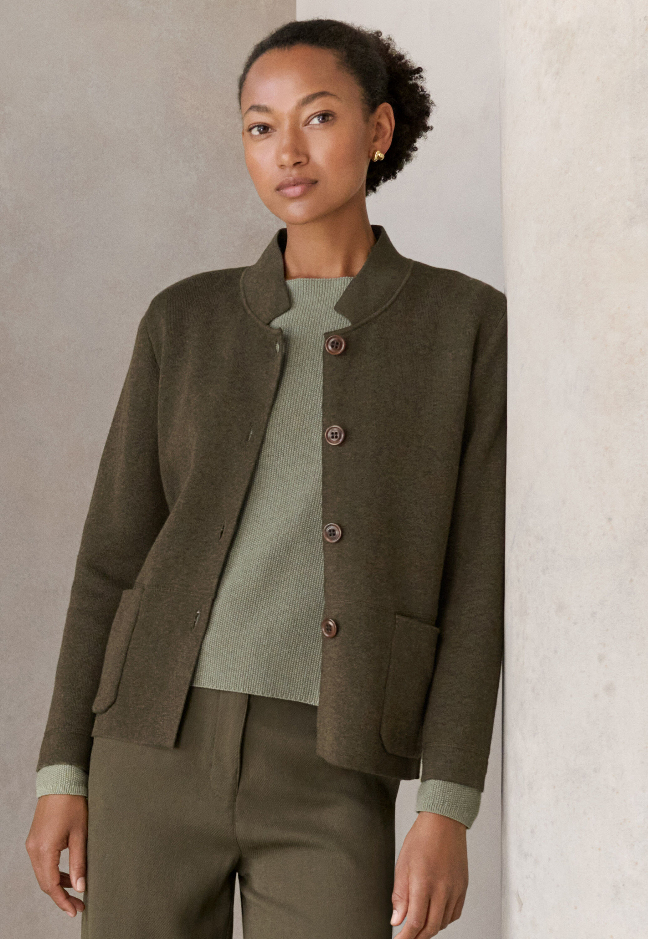 Double-knit jacket