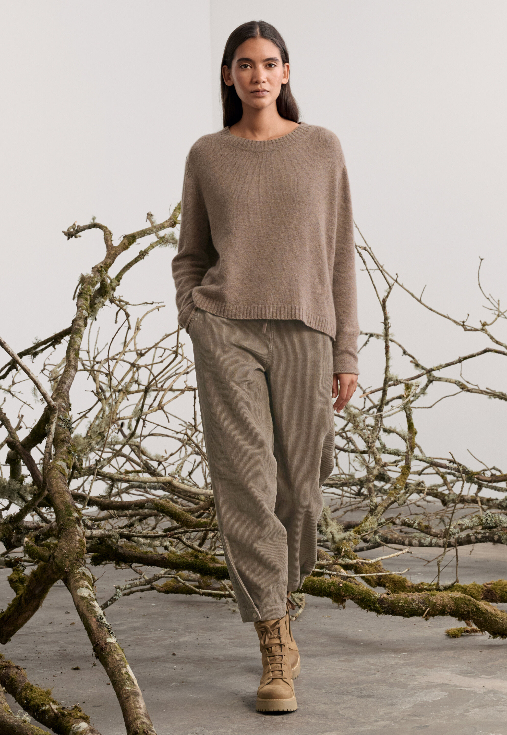 Tapered trousers