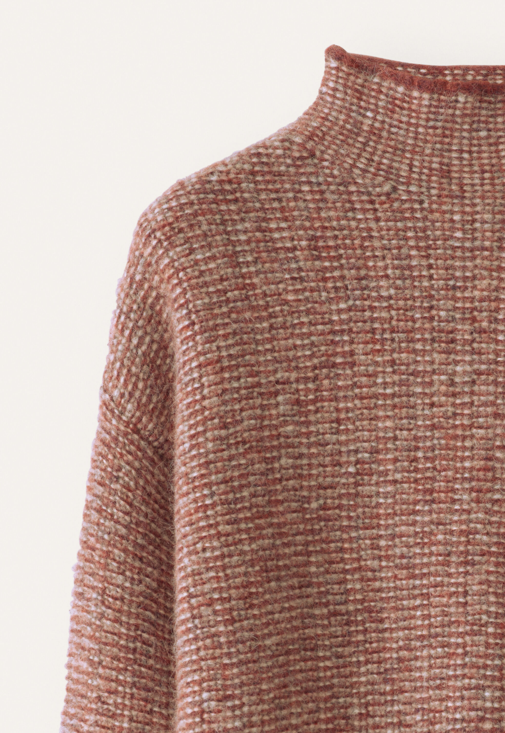 Funnel-neck sweater