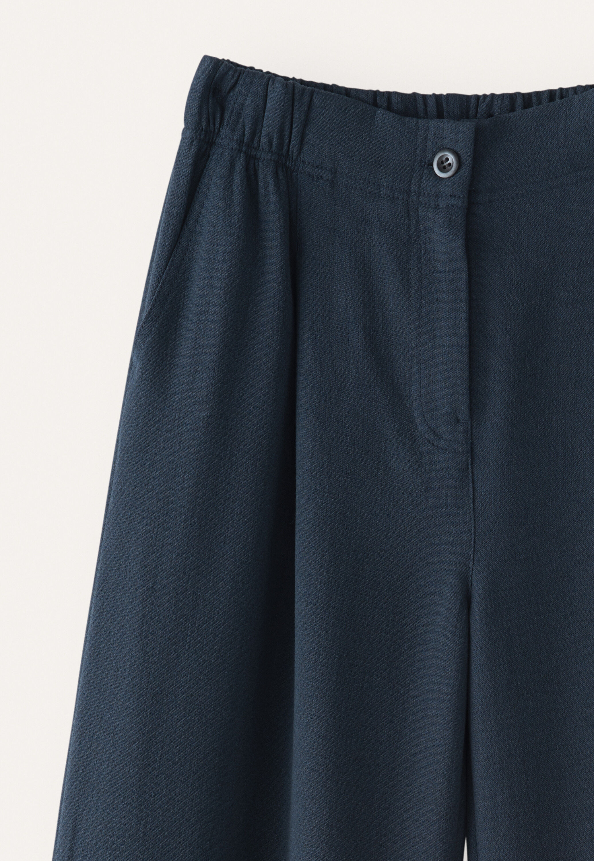 Tailored wide-leg trousers, Ink teal, large