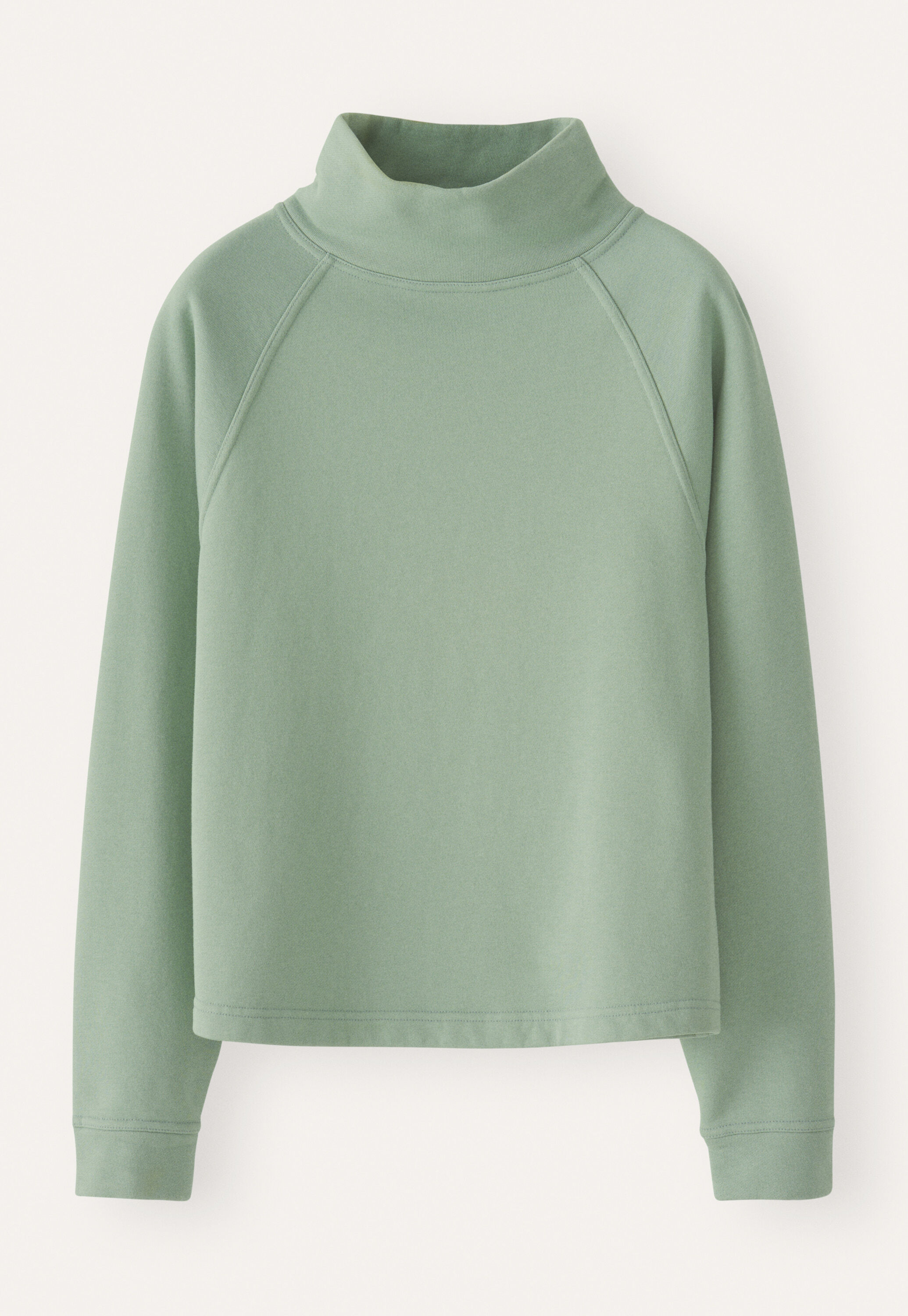 Funnel-neck sweatshirt, Dark aqua, large