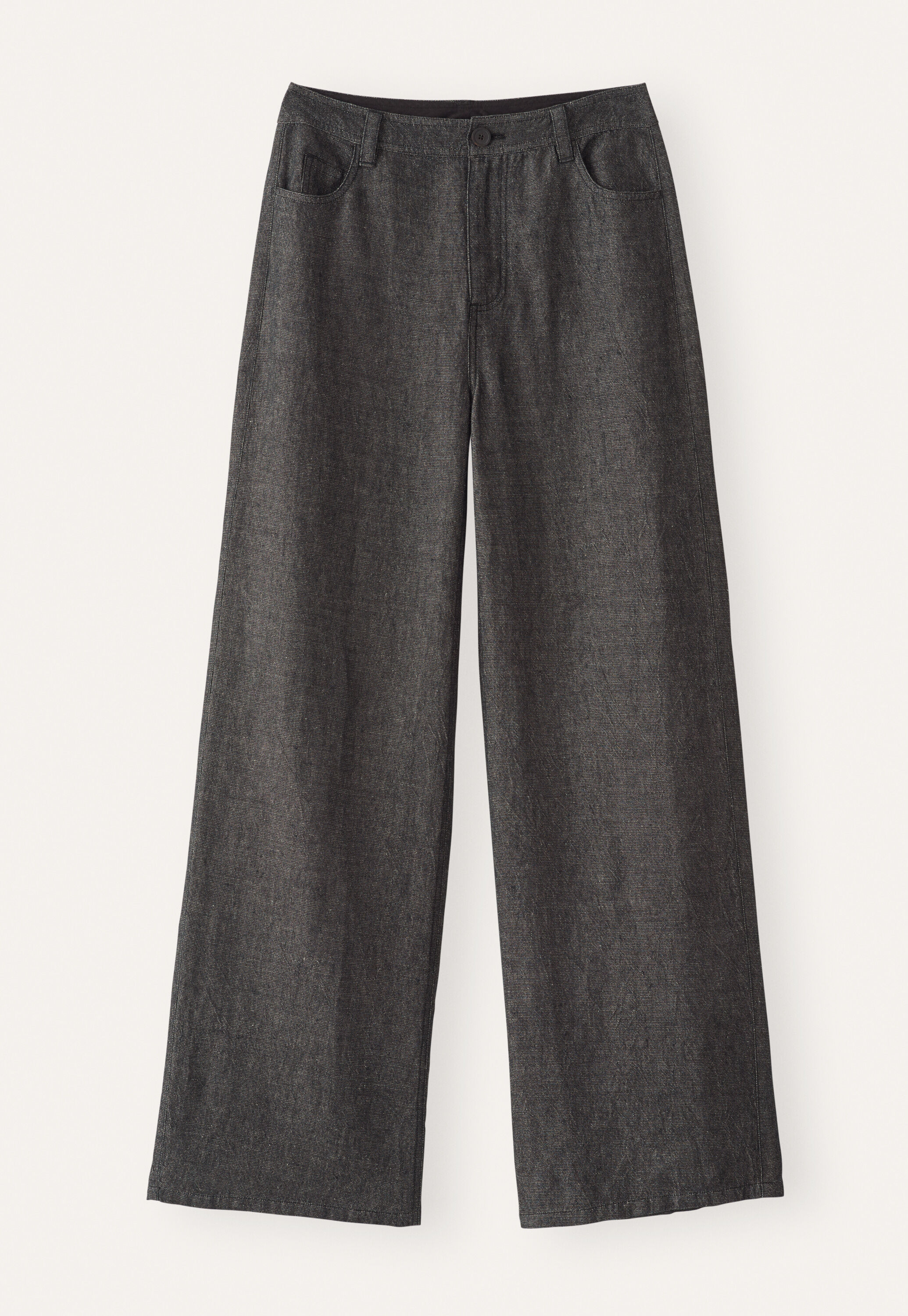 Wide & straight leg trousers, Monochrome, large