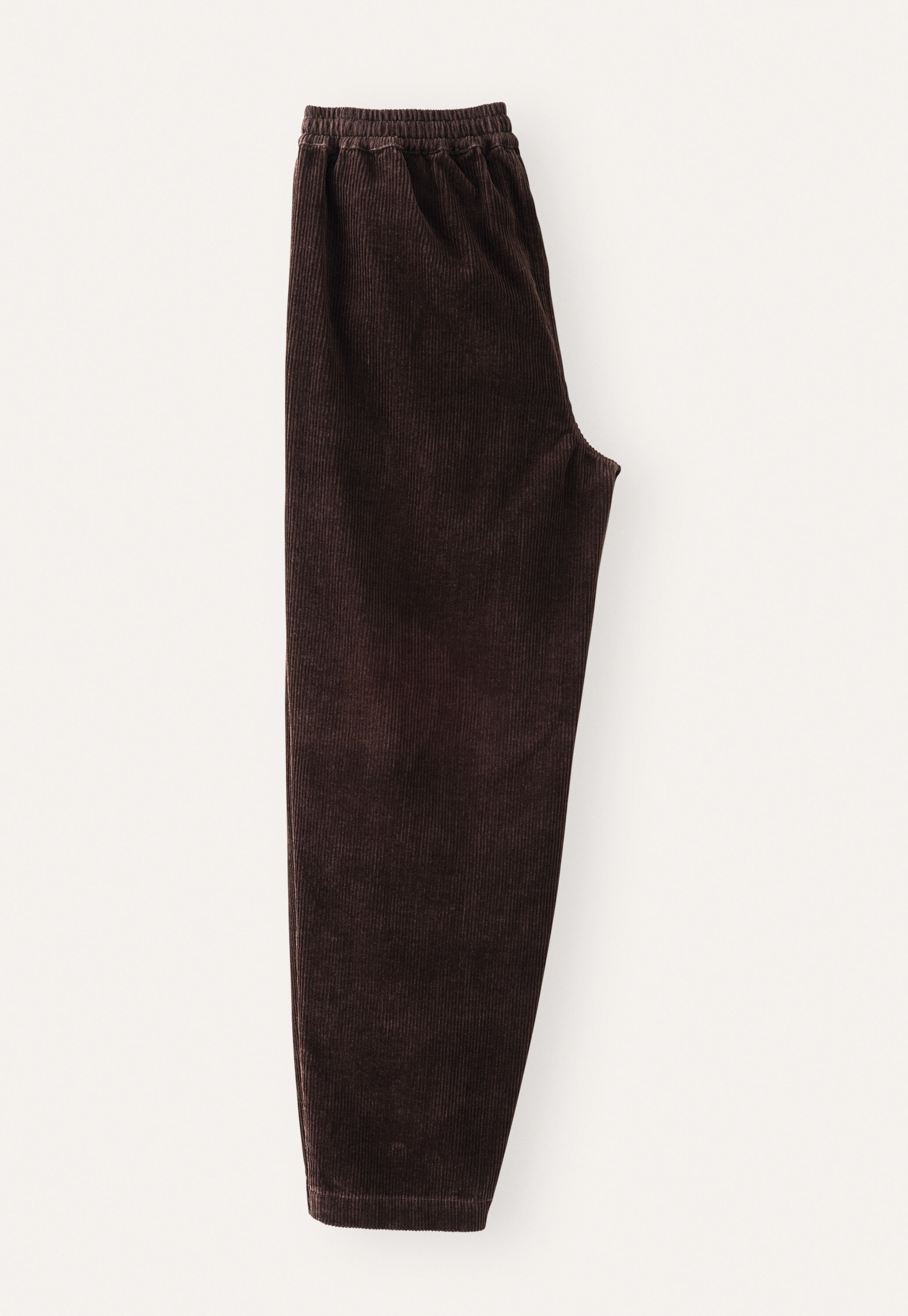 Tapered trousers, Dark chocolate, large