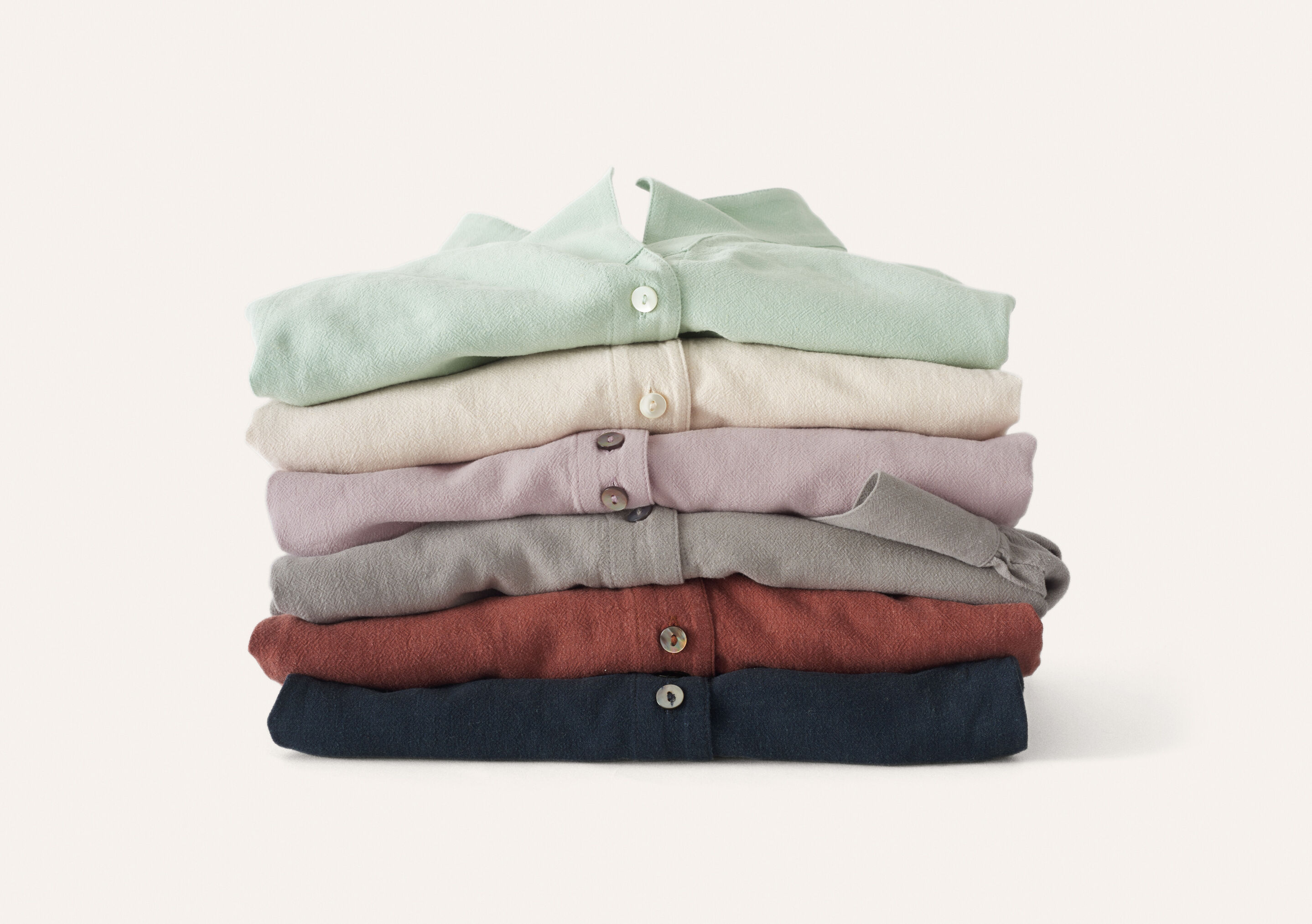 Funnel-neck blouse