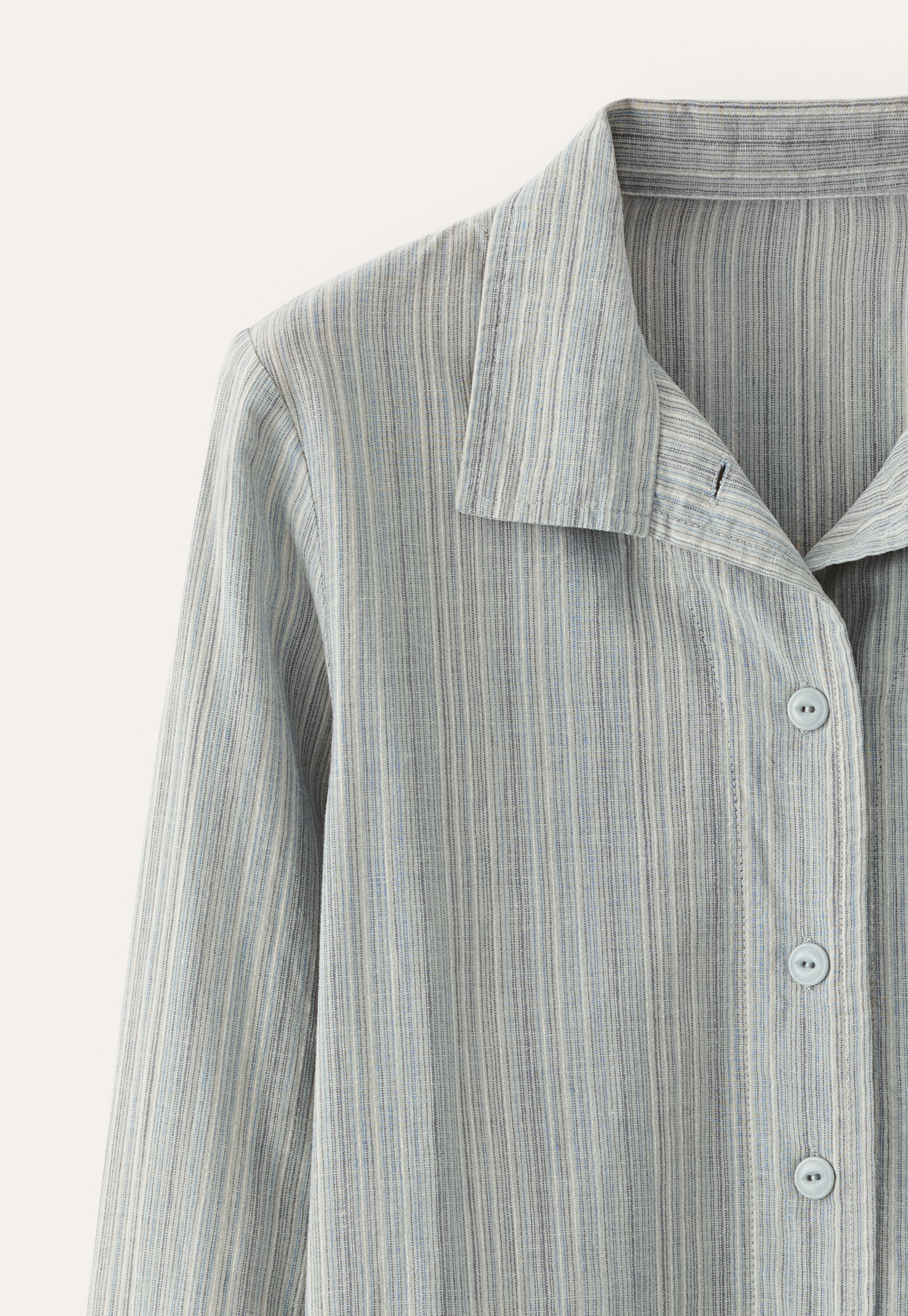 Funnel-neck blouse