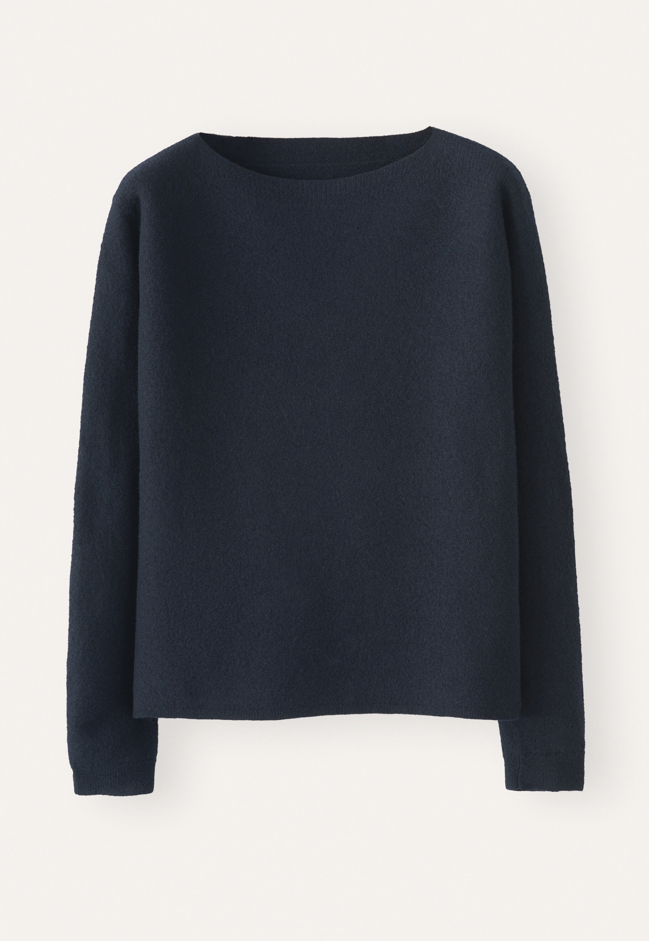 Boxy sweater, Blue black, large