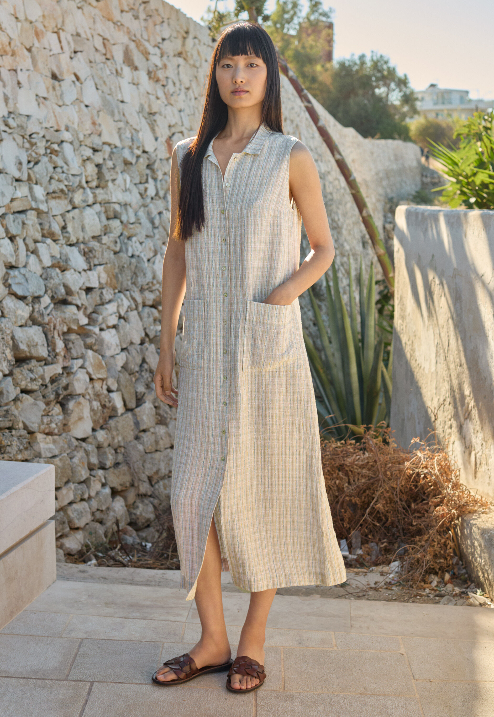 Hand-knitted waistcoat
