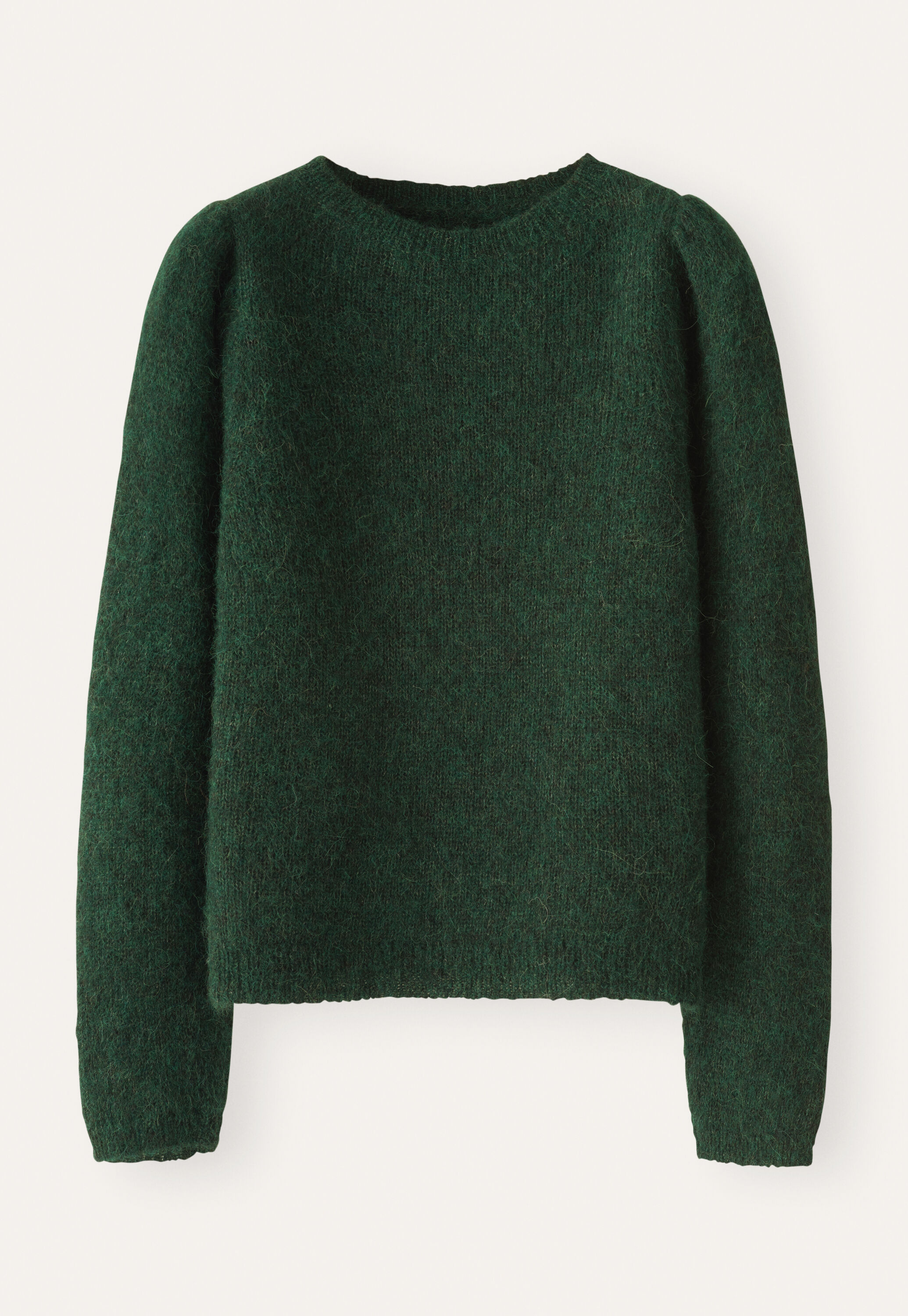 Puff-sleeve sweater