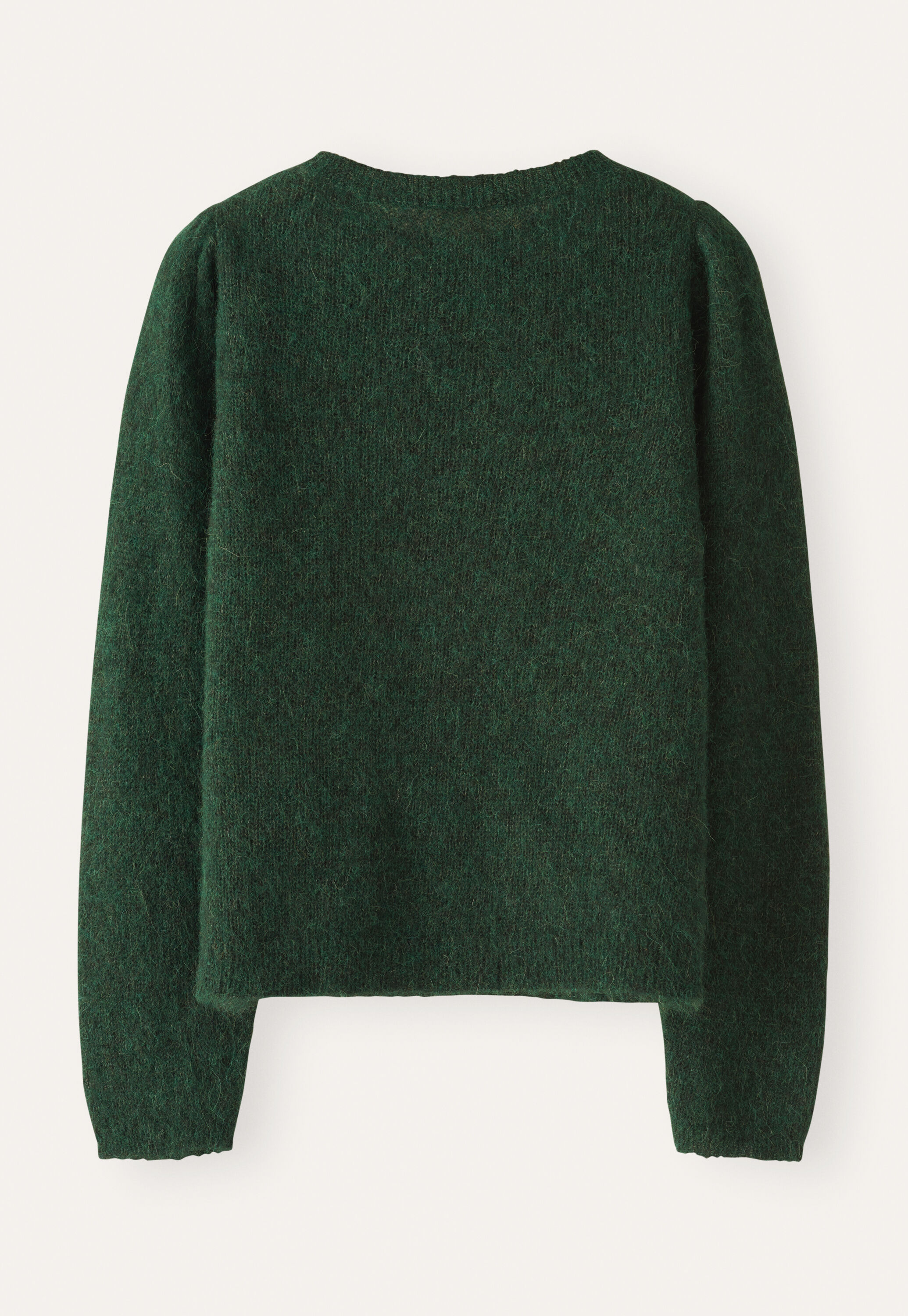 Puff-sleeve sweater