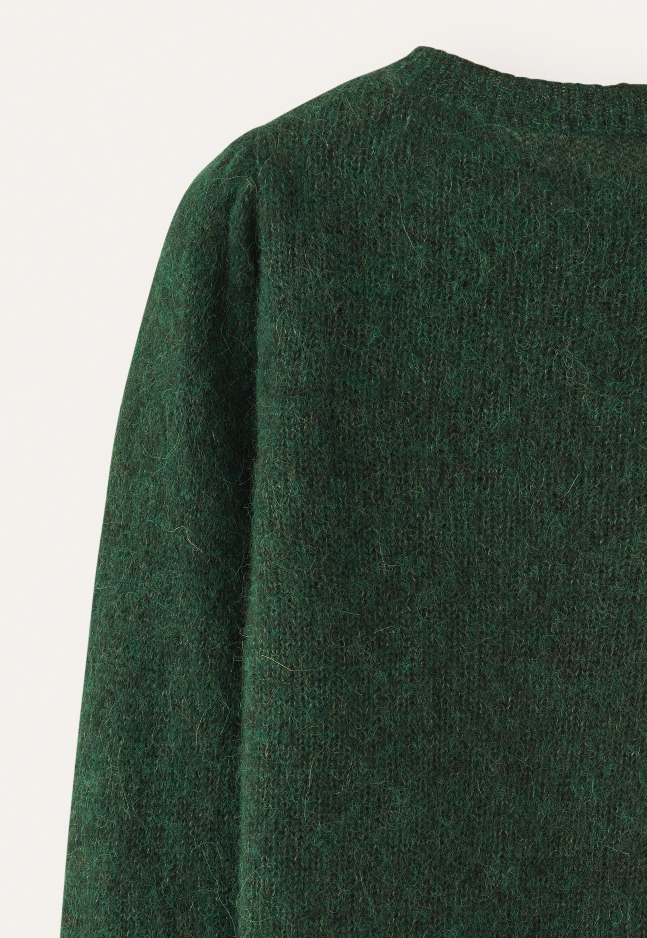 Puff-sleeve sweater