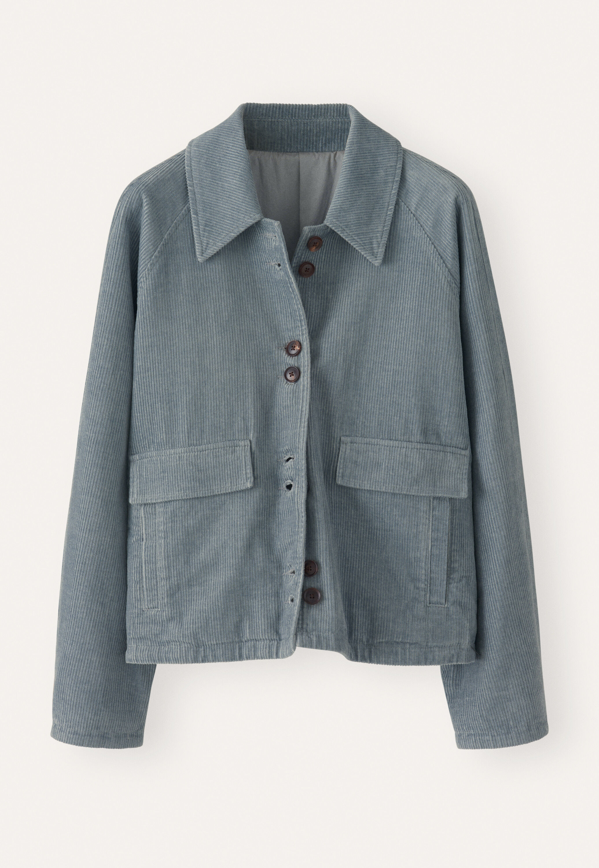 Cropped cord jacket