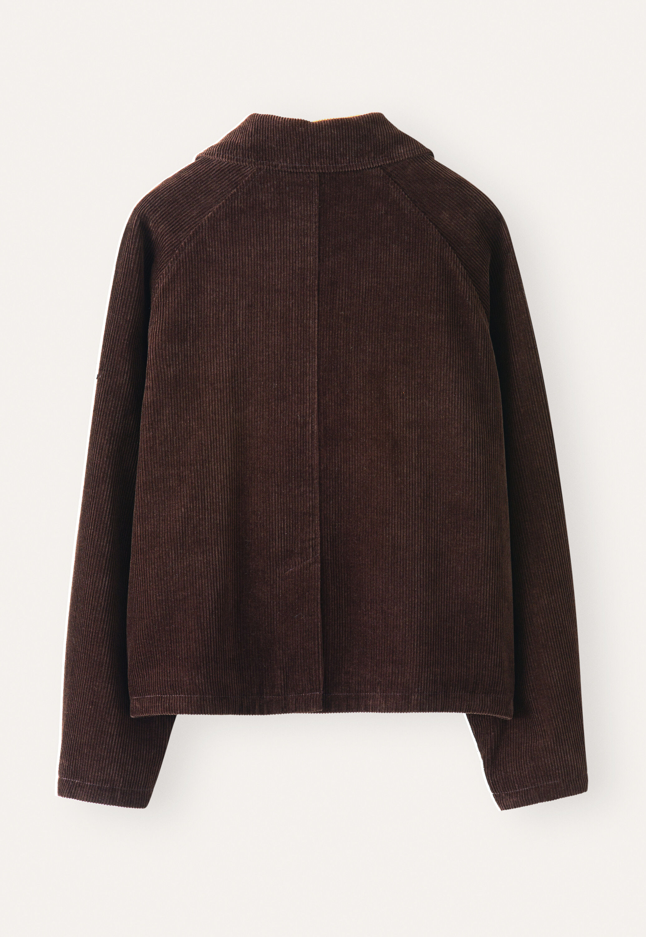 Cropped cord jacket