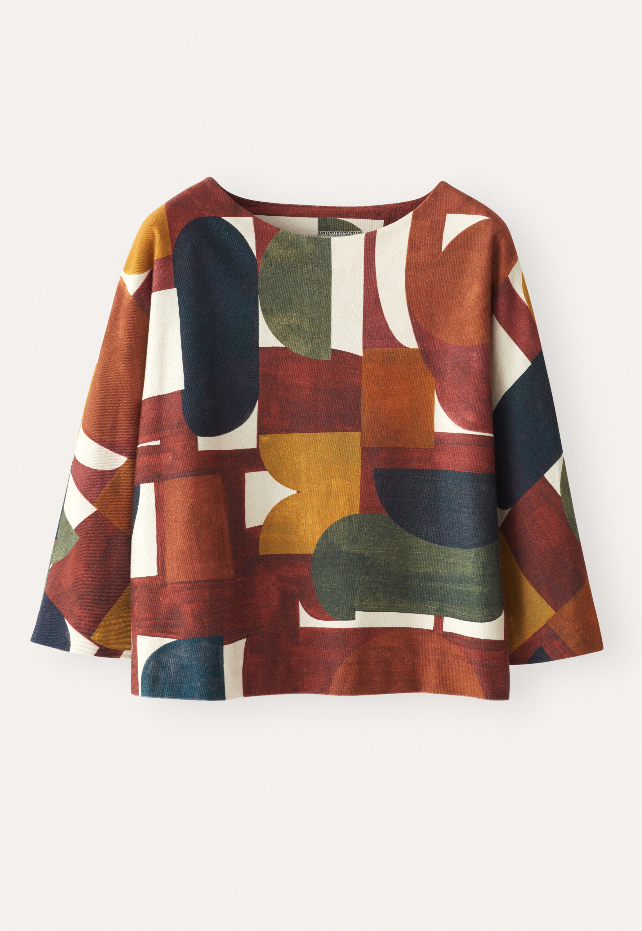 Printed jersey top